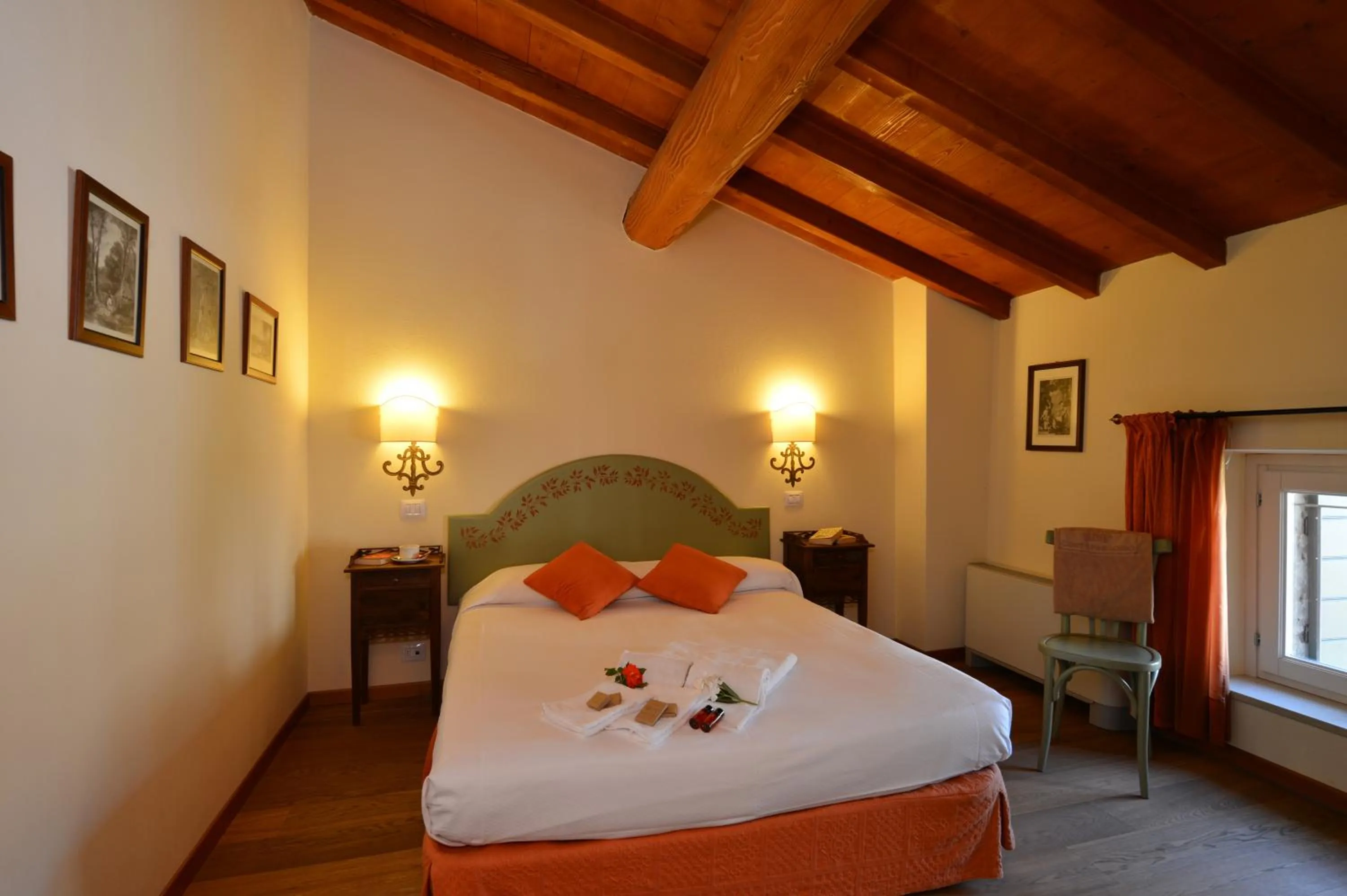 Bedroom, Bed in Apartments Relais Corte Paradiso