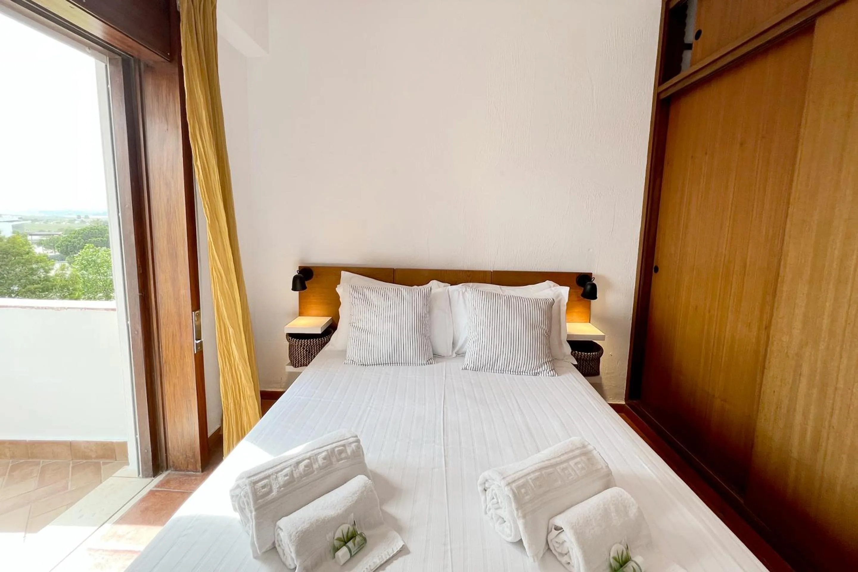 Bed in Apartment on the beach by amcf