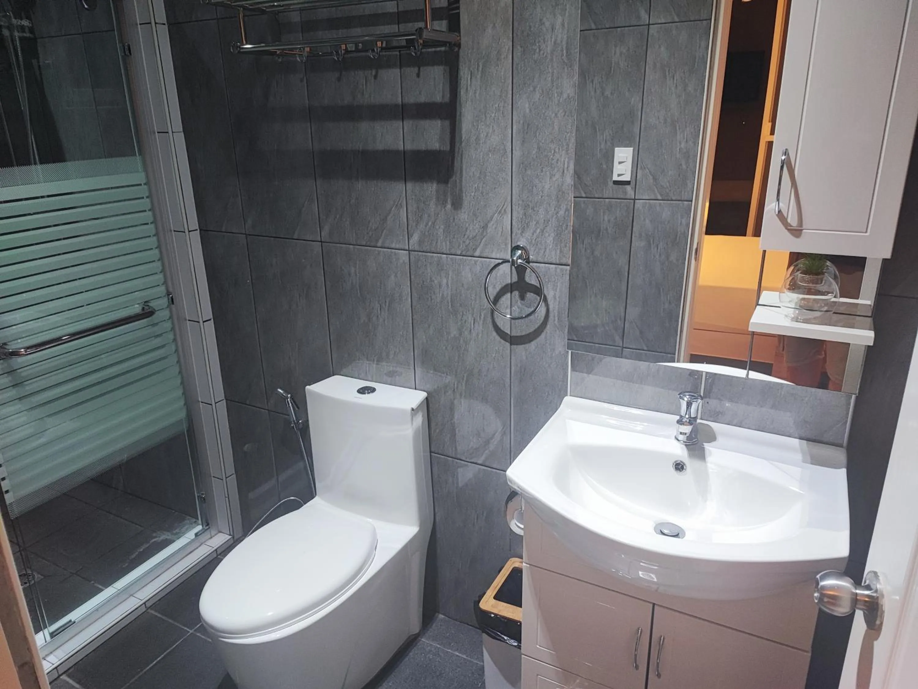 Shower in Bonsai Jacuzzi Suites