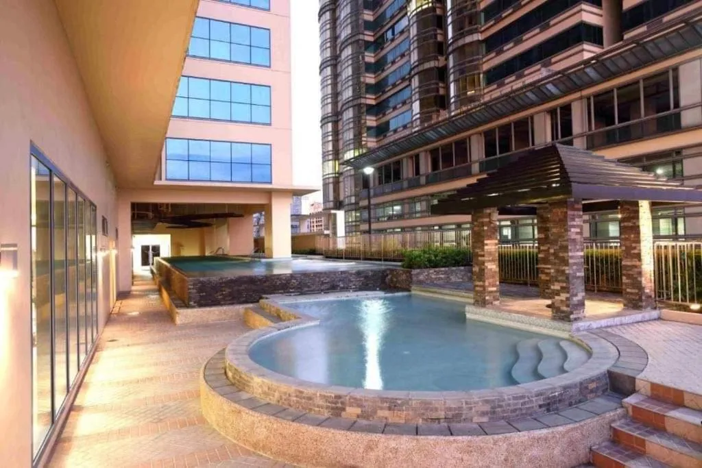Swimming pool in Grand Riviera Suites Comfy Condo near US Embassy Manila Bay Roxas Blvd Ermita Manila