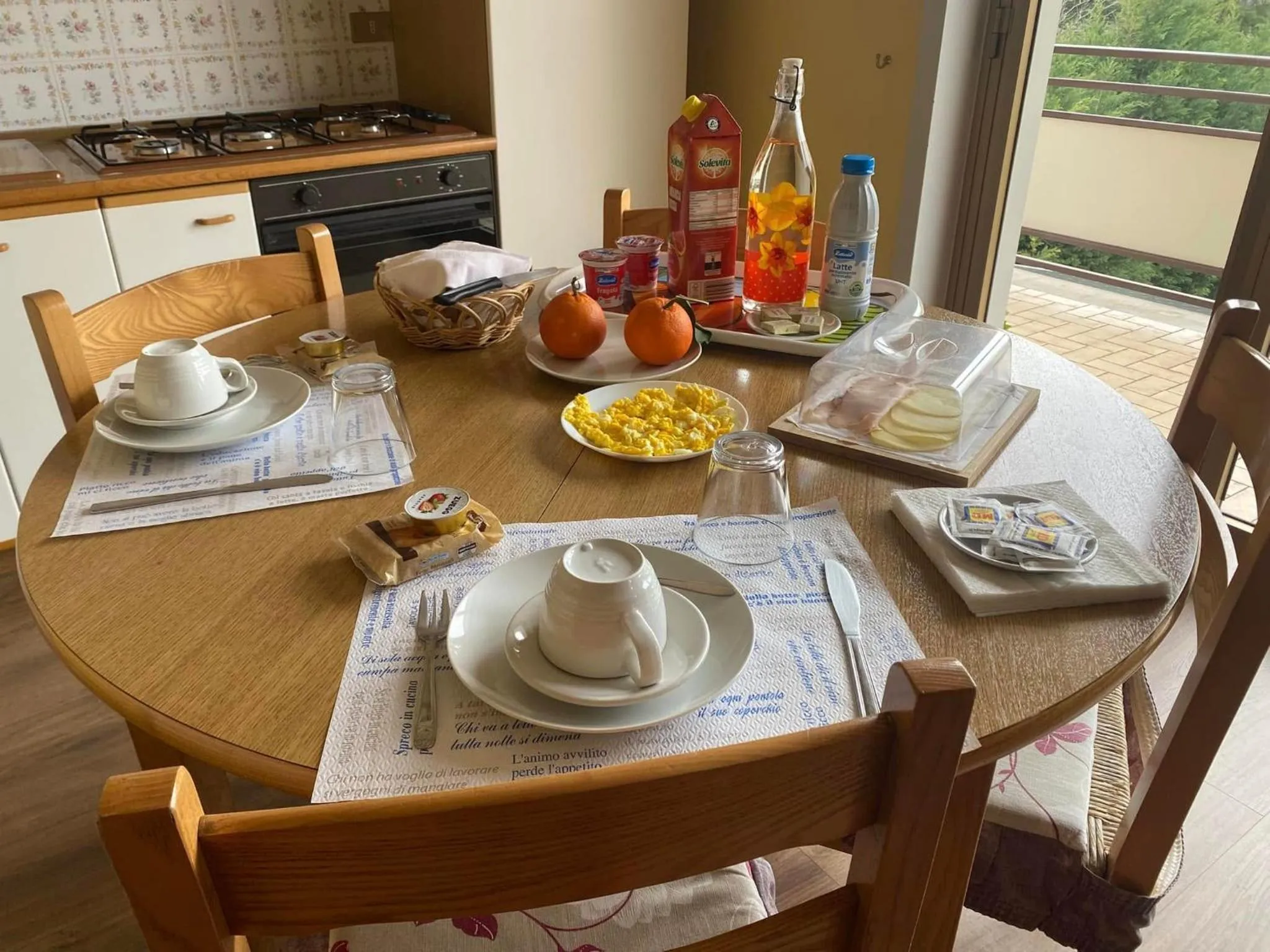 Breakfast in Ai Tre Parchi Bed And Bike