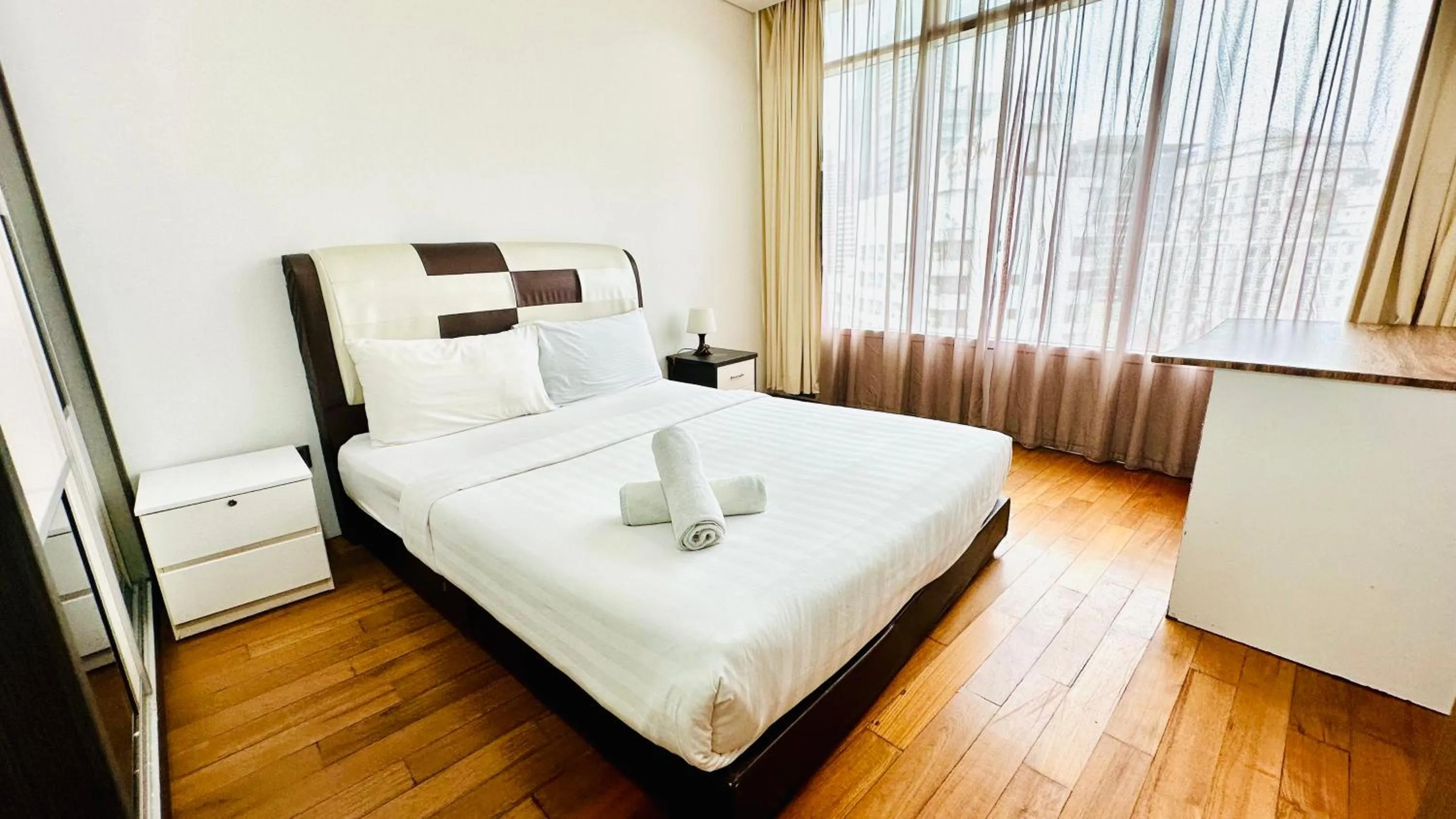 Bed in Vortex KLCC suites by Cityboxz