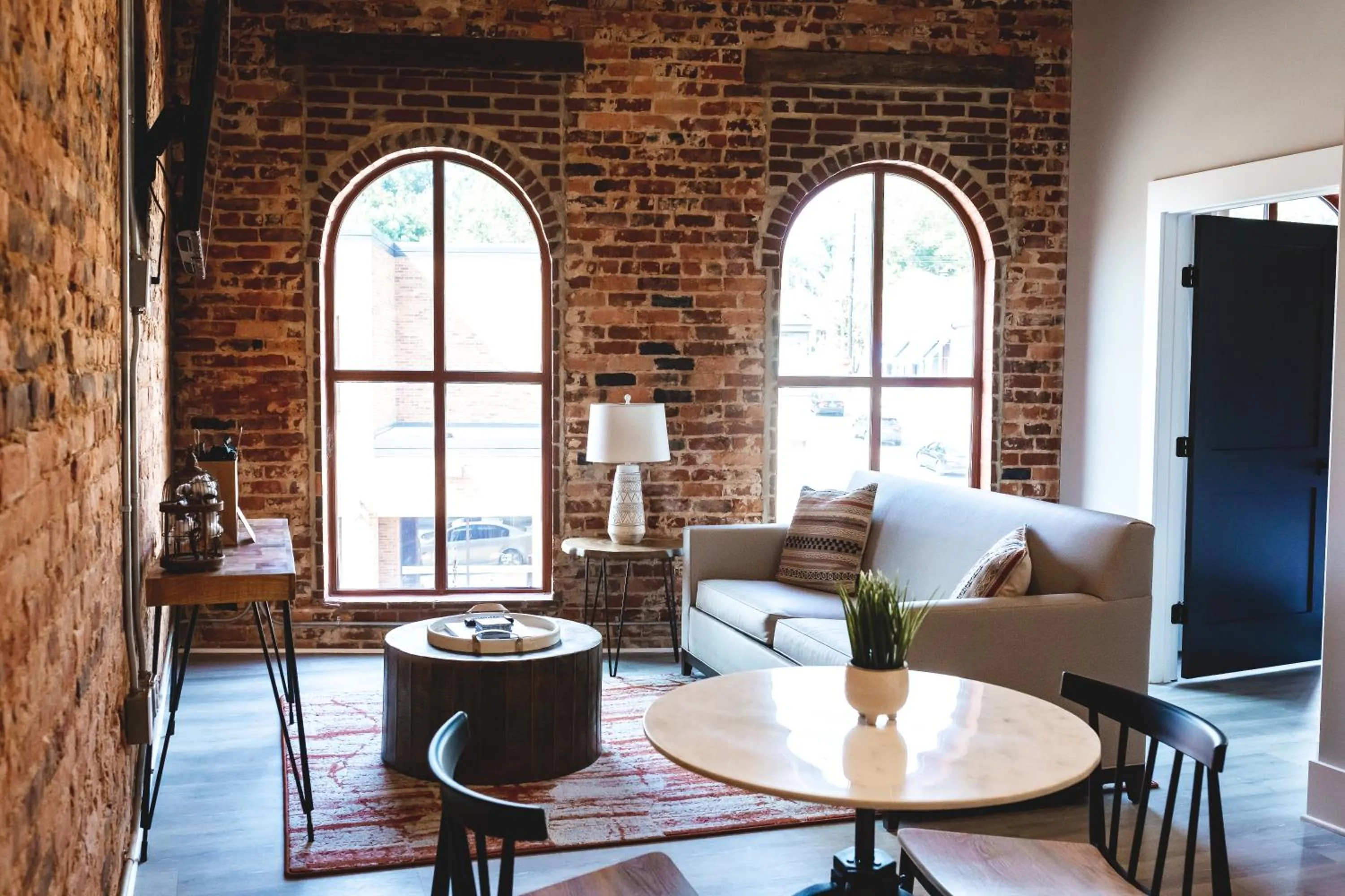Living room in Three Trails Downtown Elkin