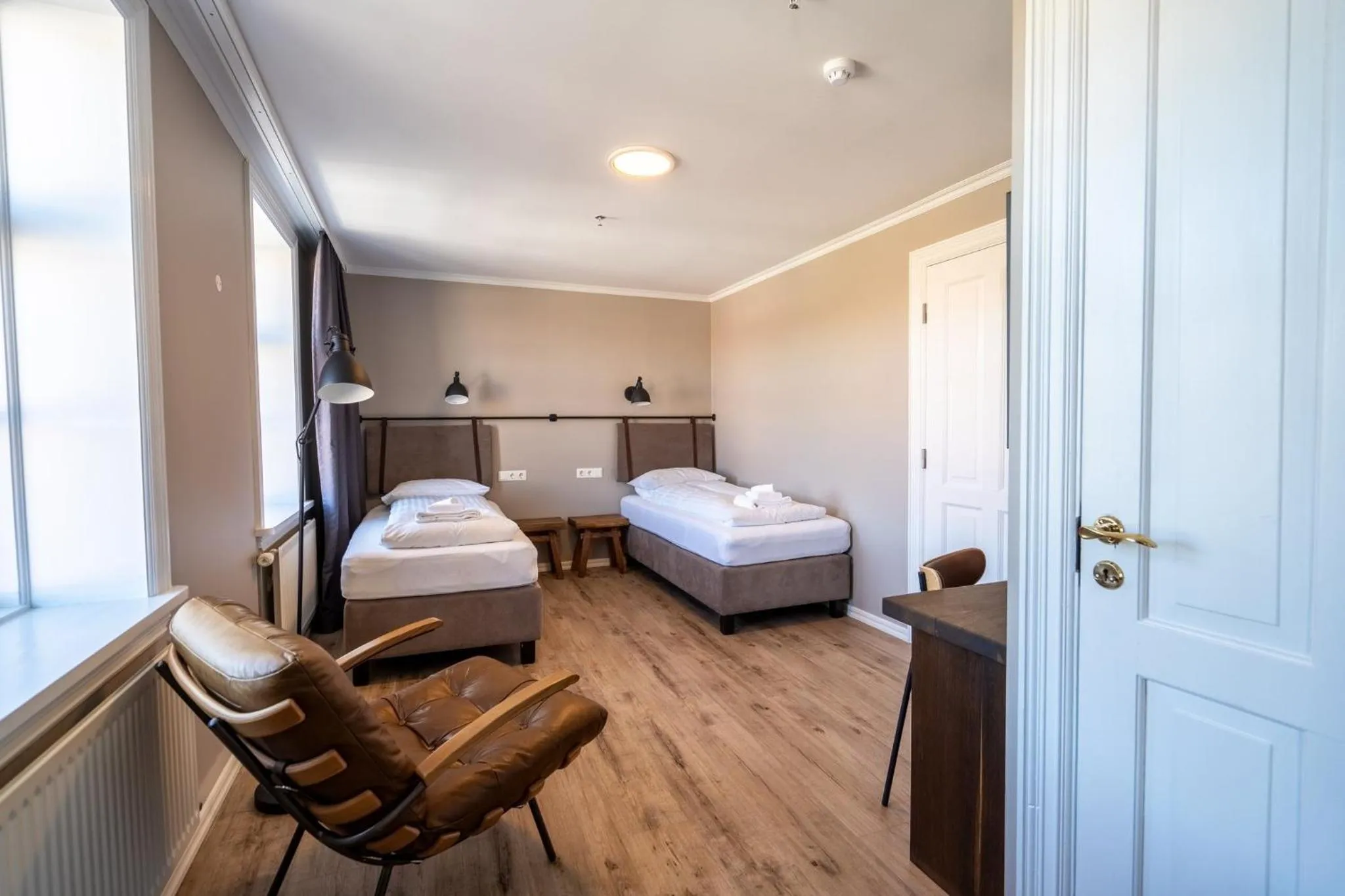 Bedroom, Bed in Gistihúsið - Lake Hotel Egilsstadir