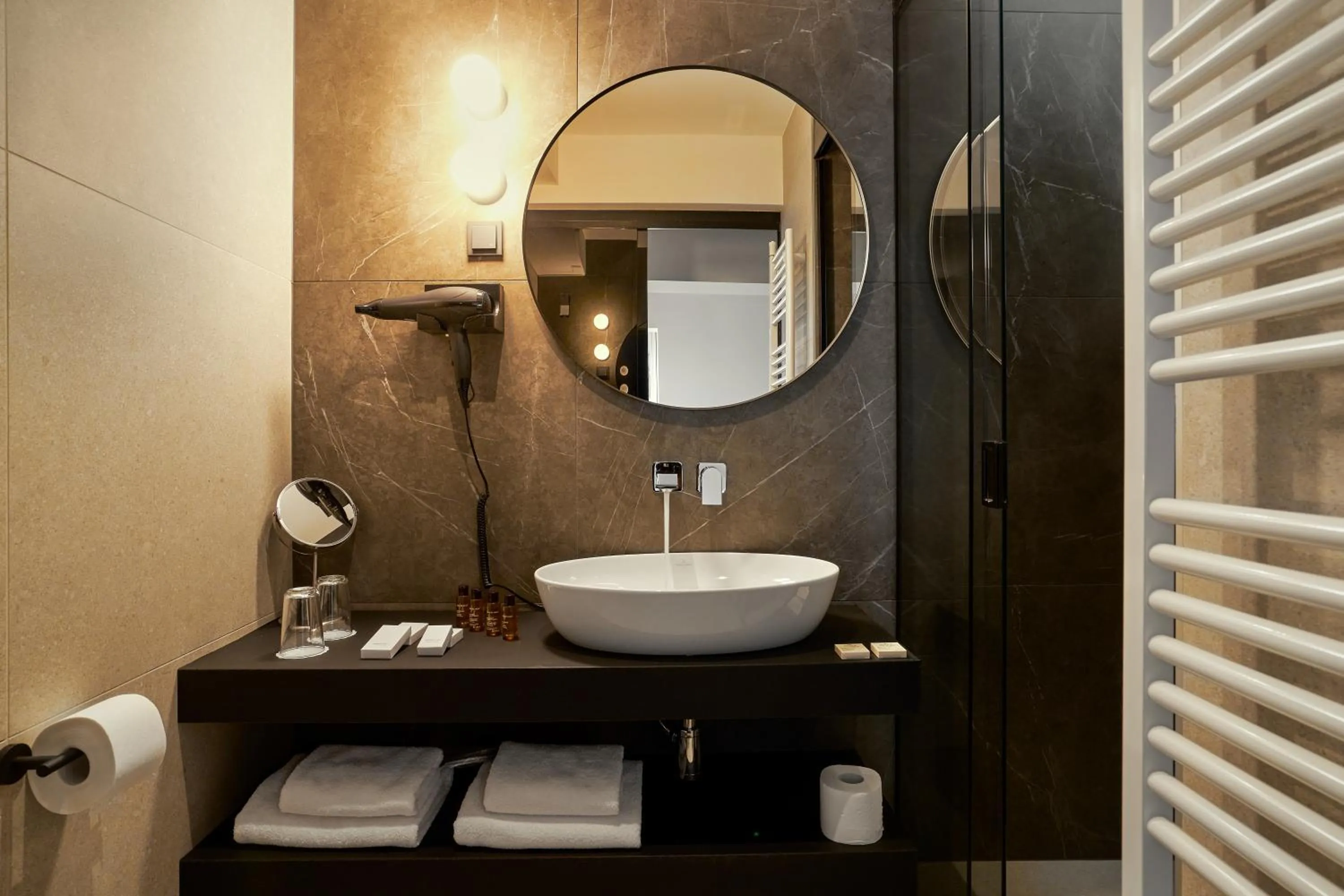 Bathroom in The Hotel Ljubljana