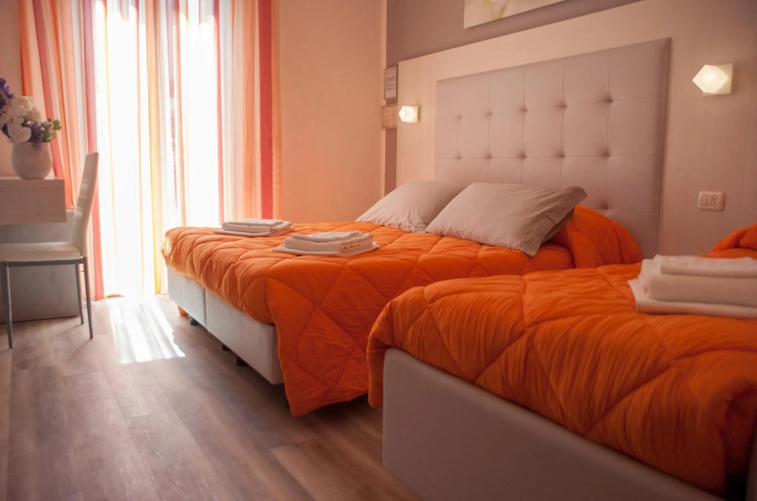 Bed in Albergo Villa Miraggio