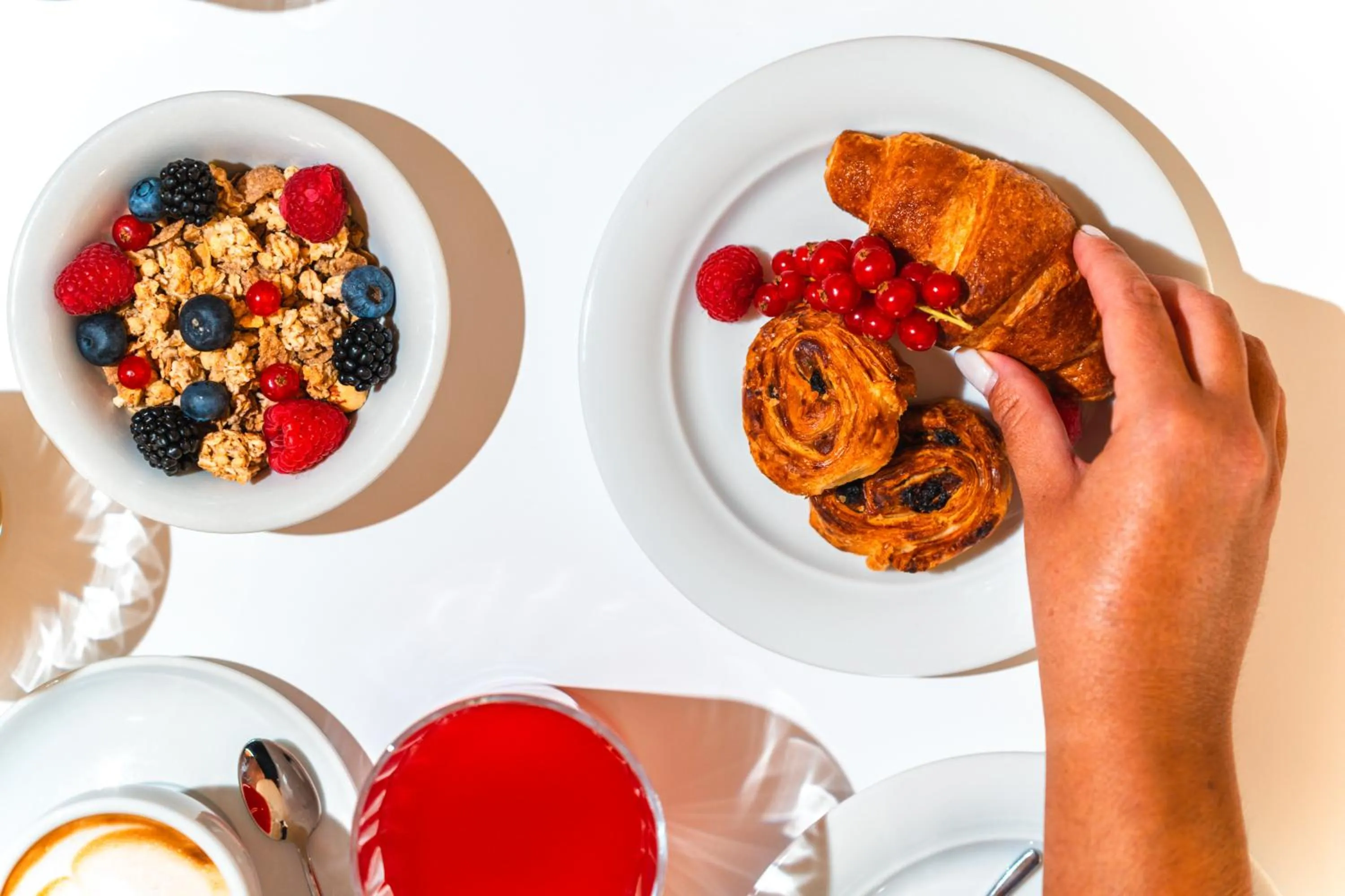 Food and drinks in Hotel dP Olbia - Sardinia