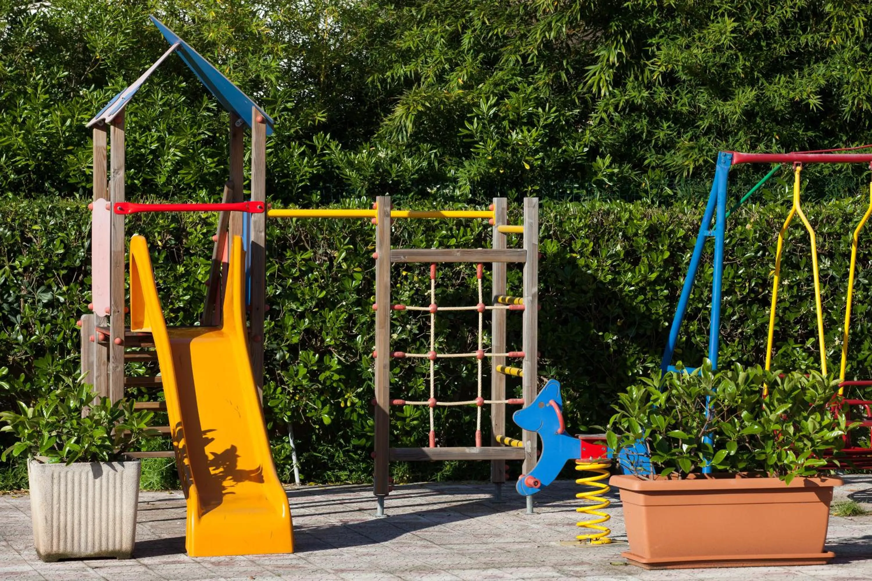 Children play ground in Hotel Donatello