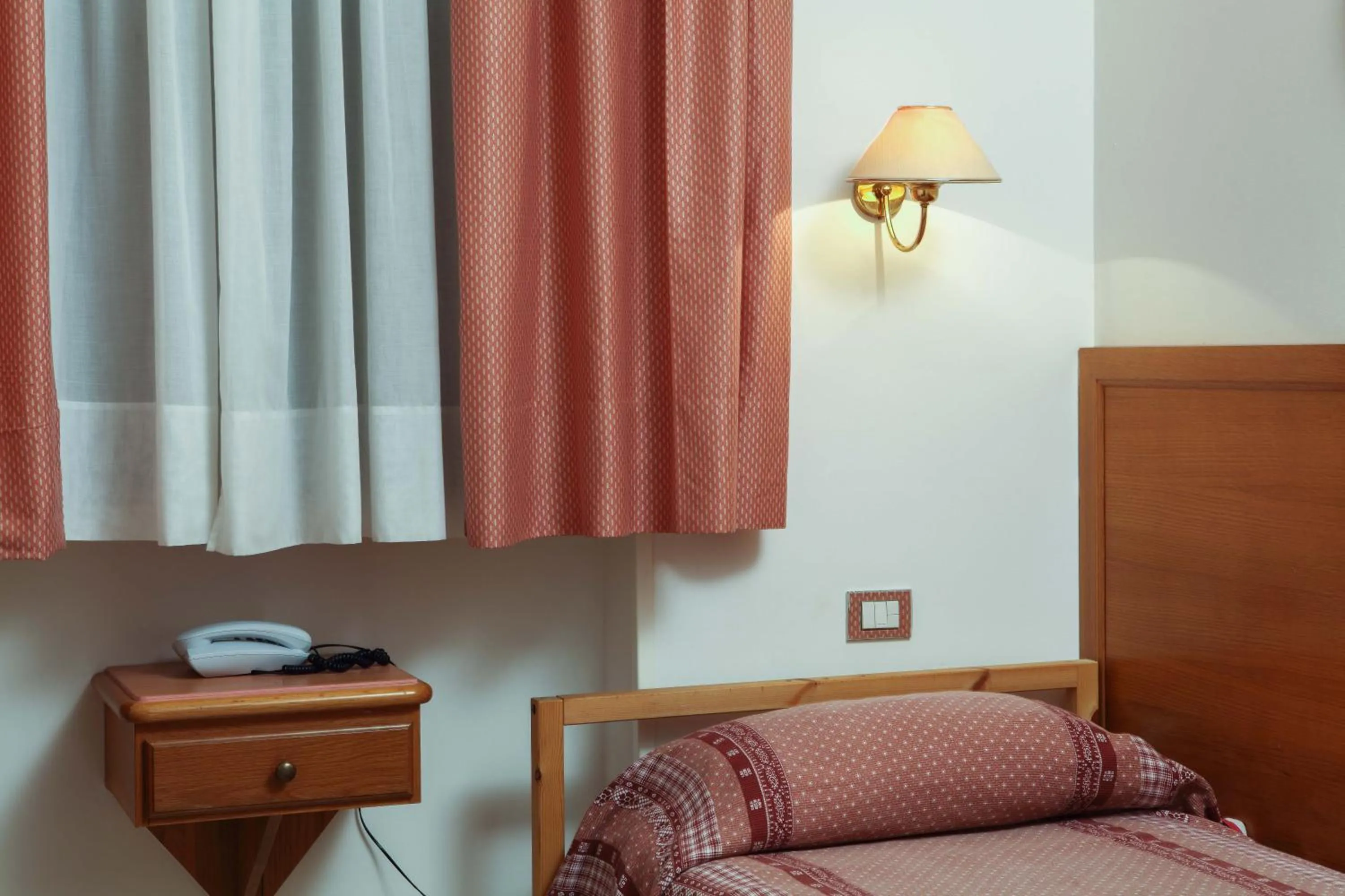 Decorative detail, Bed in Hotel Donatello