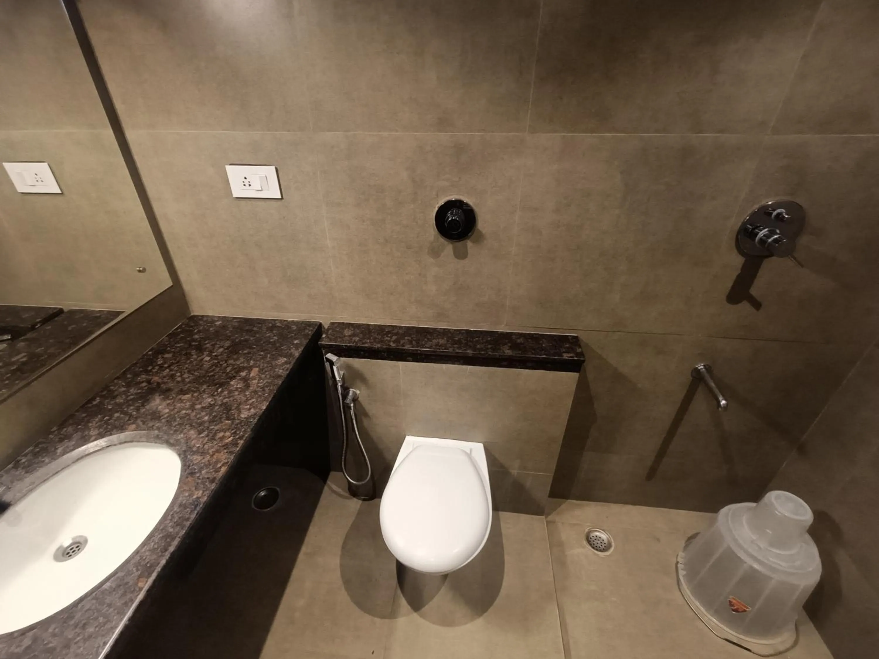 Toilet in Hotel Comorin Grand