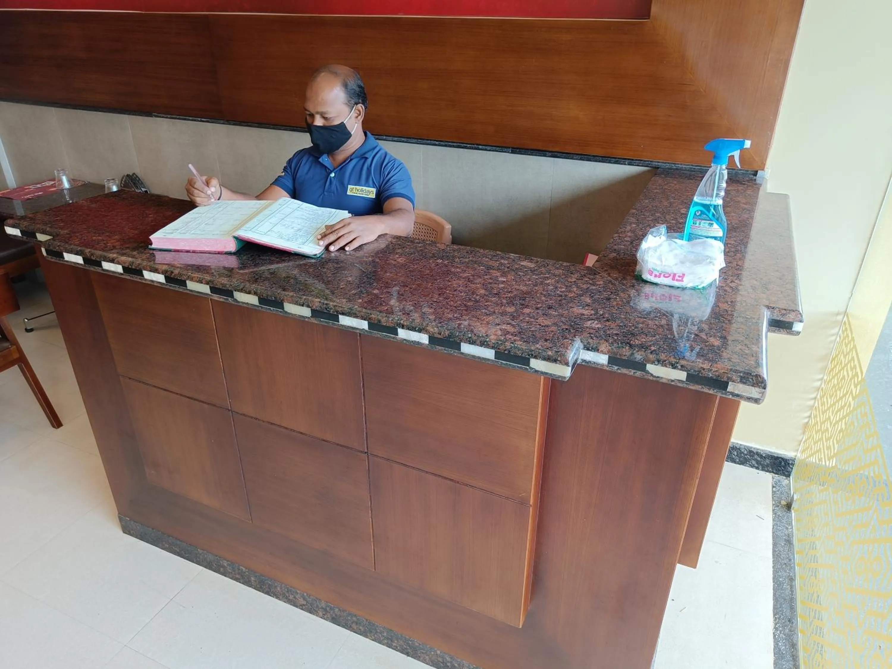 Staff in Hotel Comorin Grand