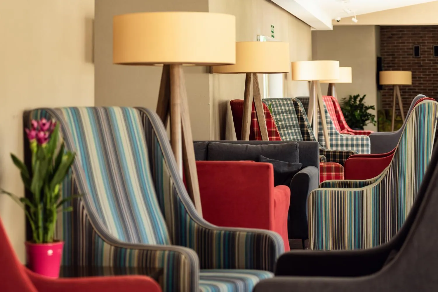 Seating area in Citi Hotel's Warszawa-Falenty