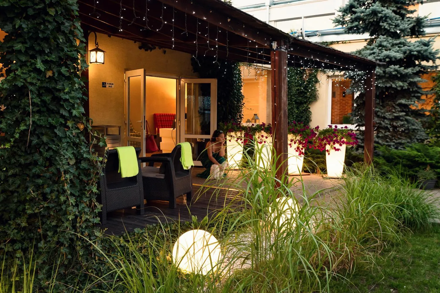 Patio in Citi Hotel's Warszawa-Falenty