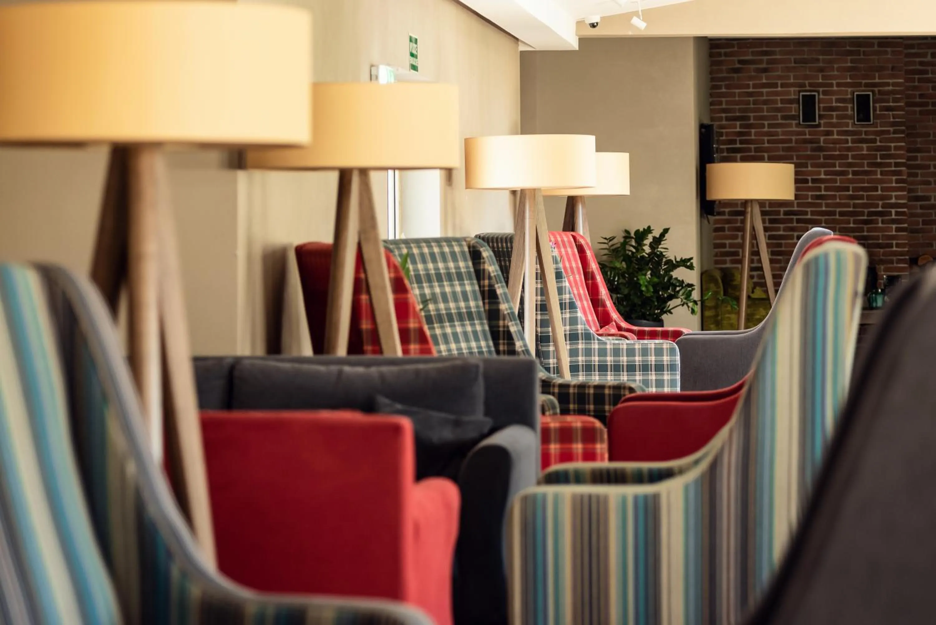 Seating area in Citi Hotel's Warszawa-Falenty