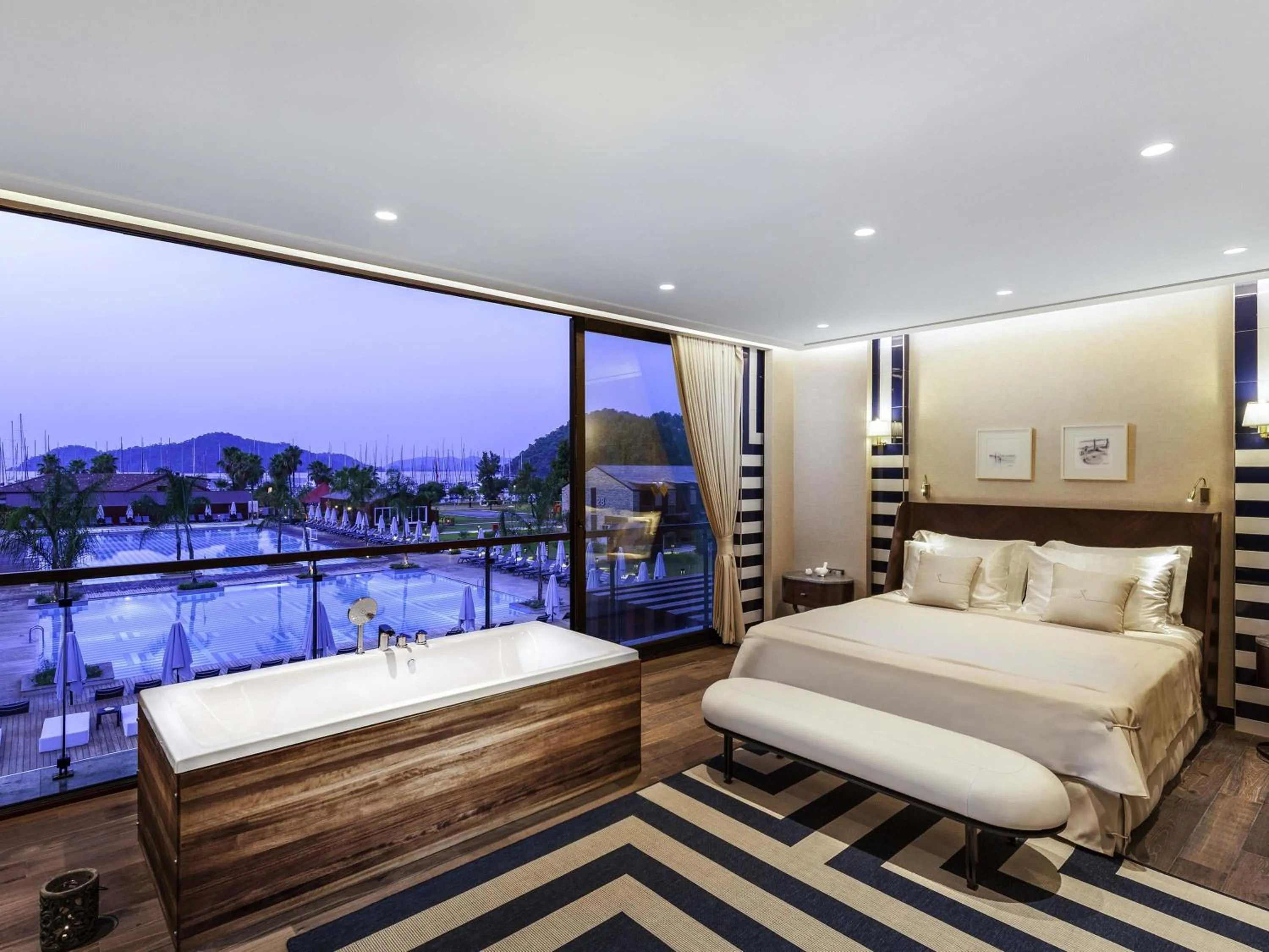 Bedroom, Bed in Rixos Premium Göcek - Adult Only