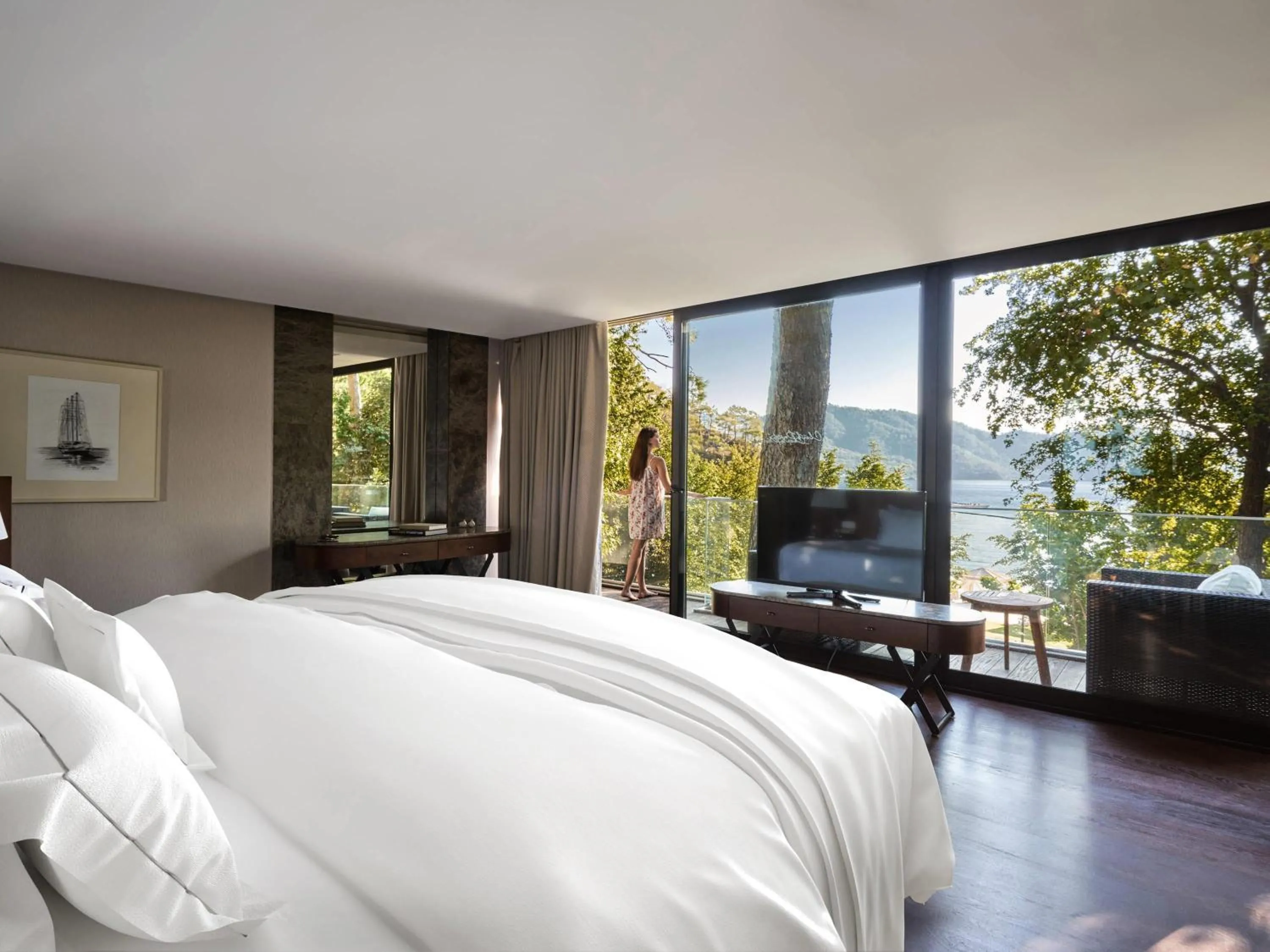 Bedroom, Bed in Rixos Premium Göcek - Adult Only