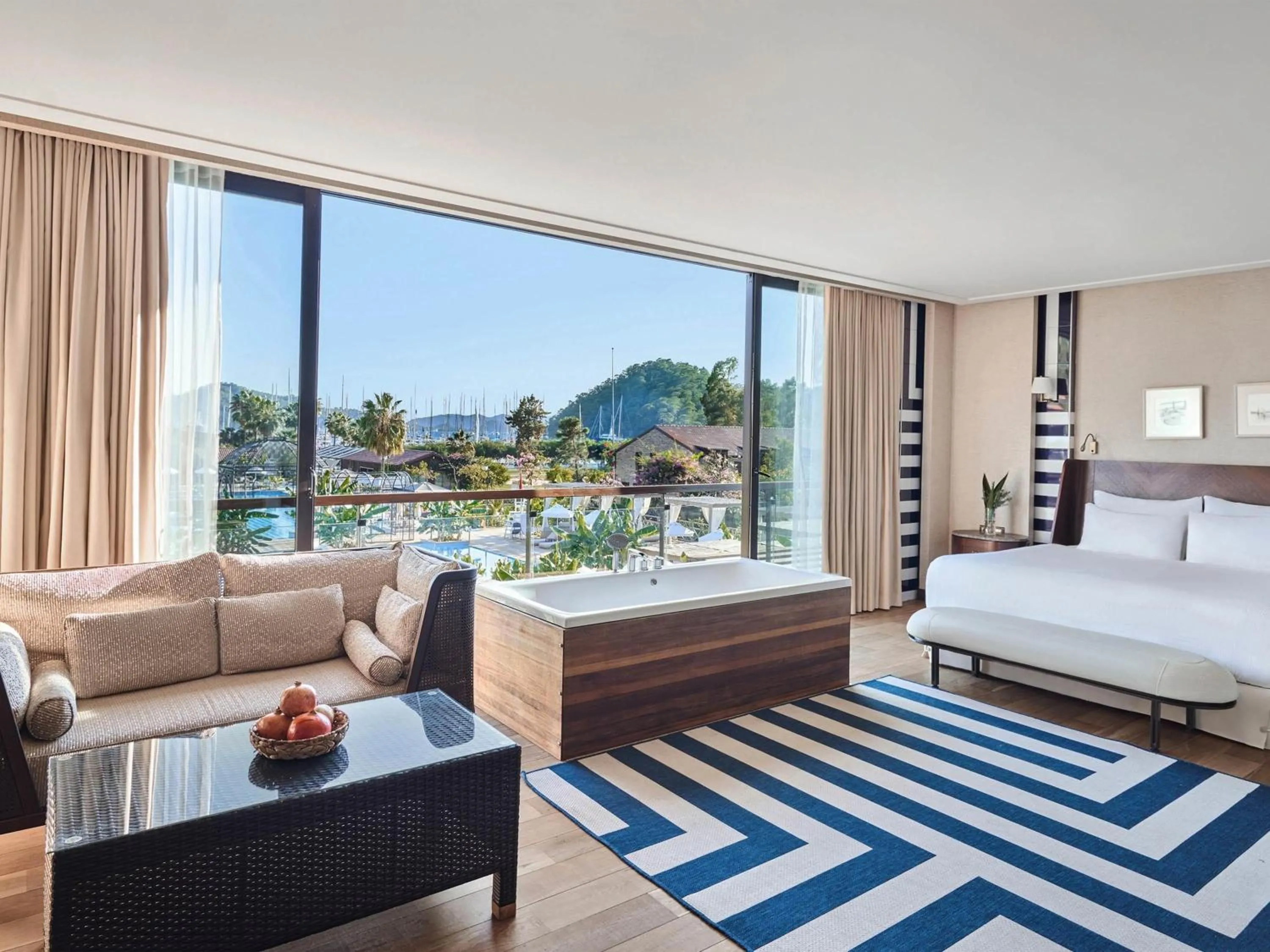 Bedroom, Bed in Rixos Premium Göcek - Adult Only