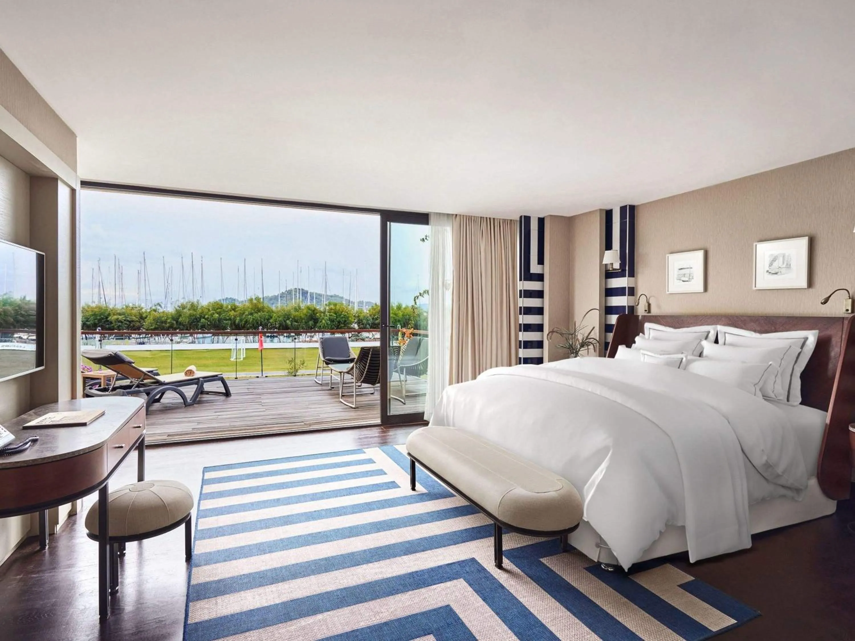 Bedroom, Bed in Rixos Premium Göcek - Adult Only