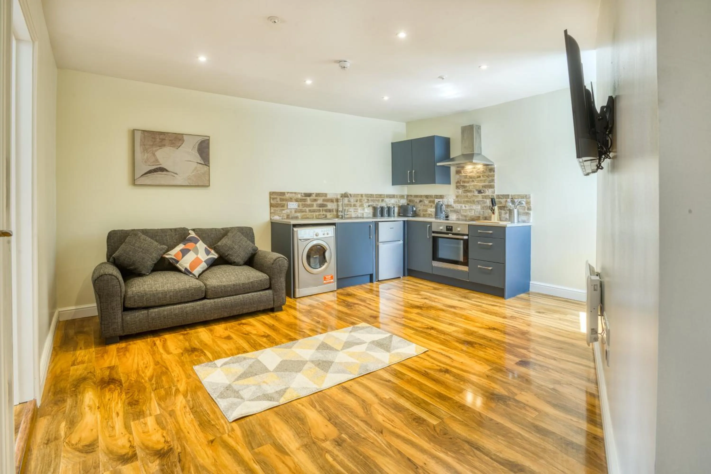 Living room in Suite 2- 2 Bed Apartment