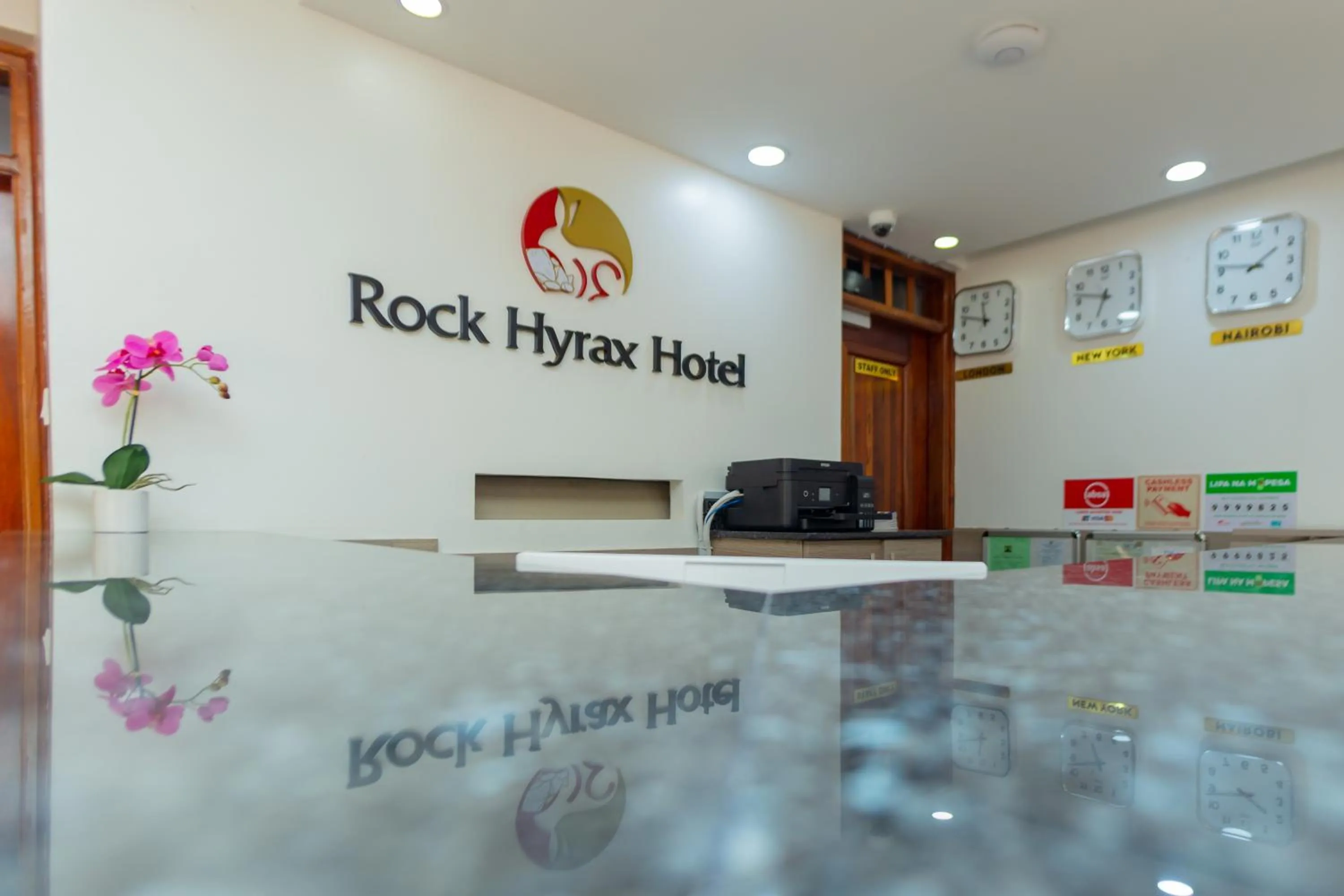 Lobby or reception in Rock Hyrax Hotel