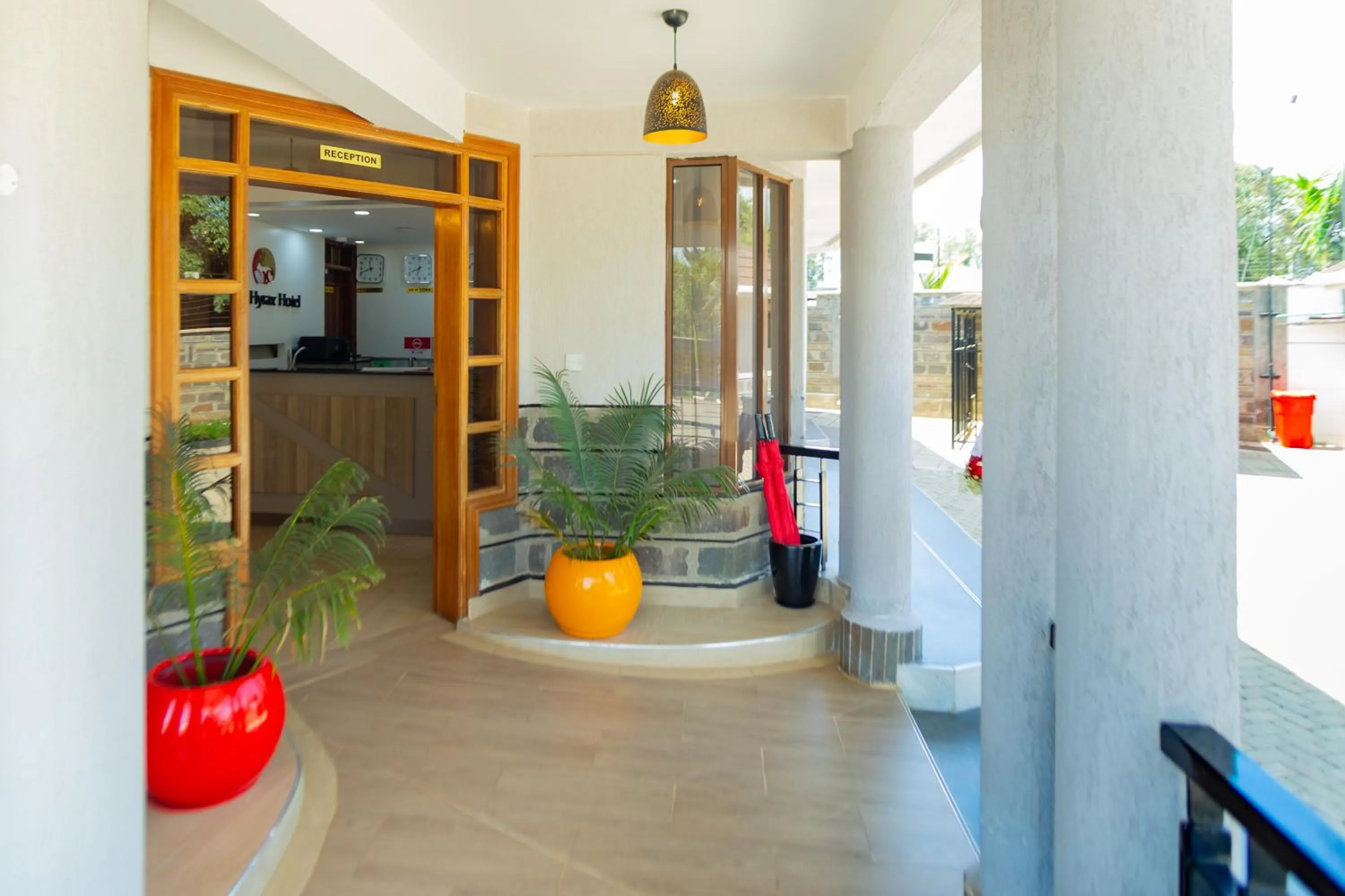 Facade/entrance in Rock Hyrax Hotel