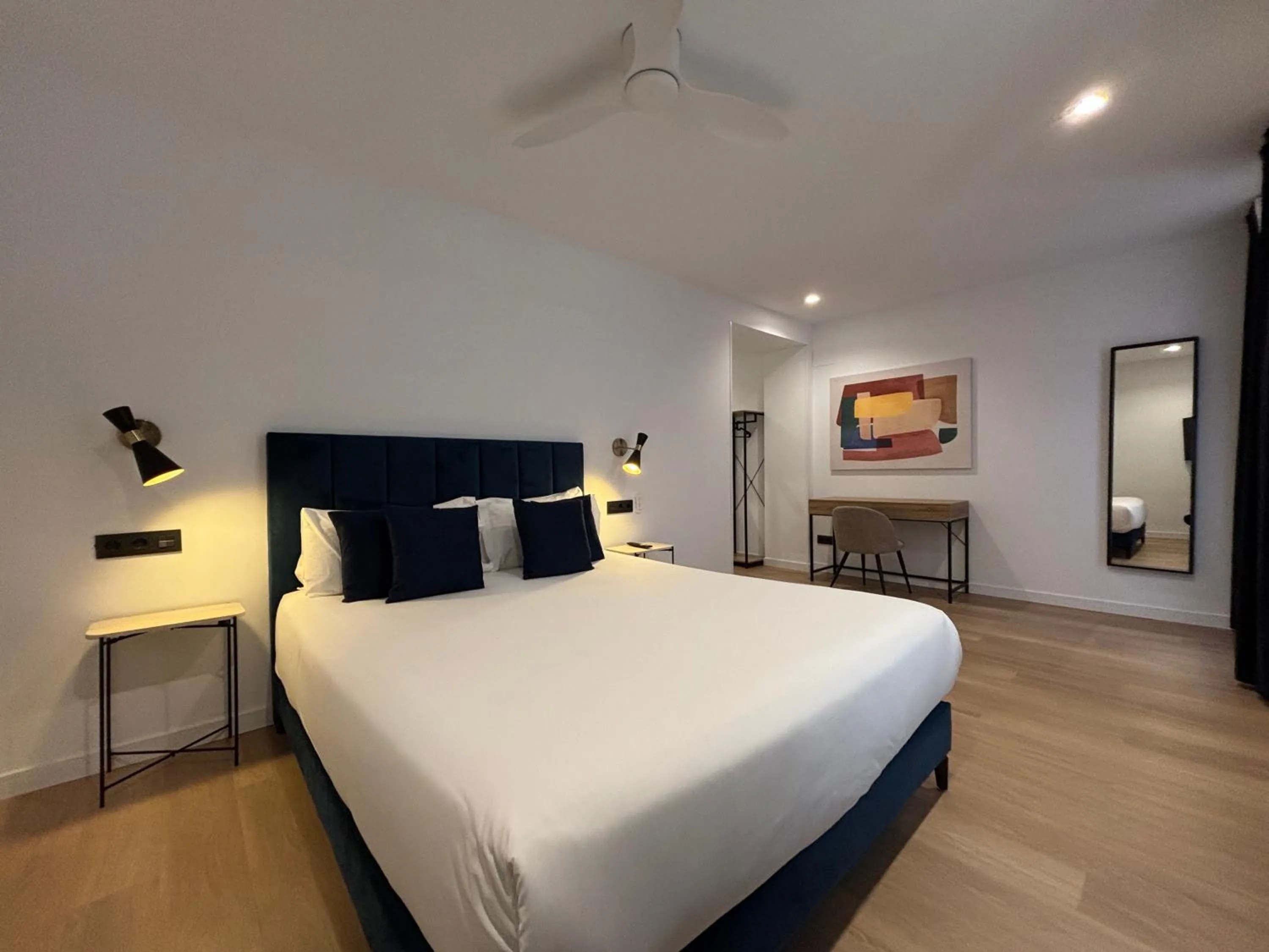 Bed in Arenal Suites Bilbao