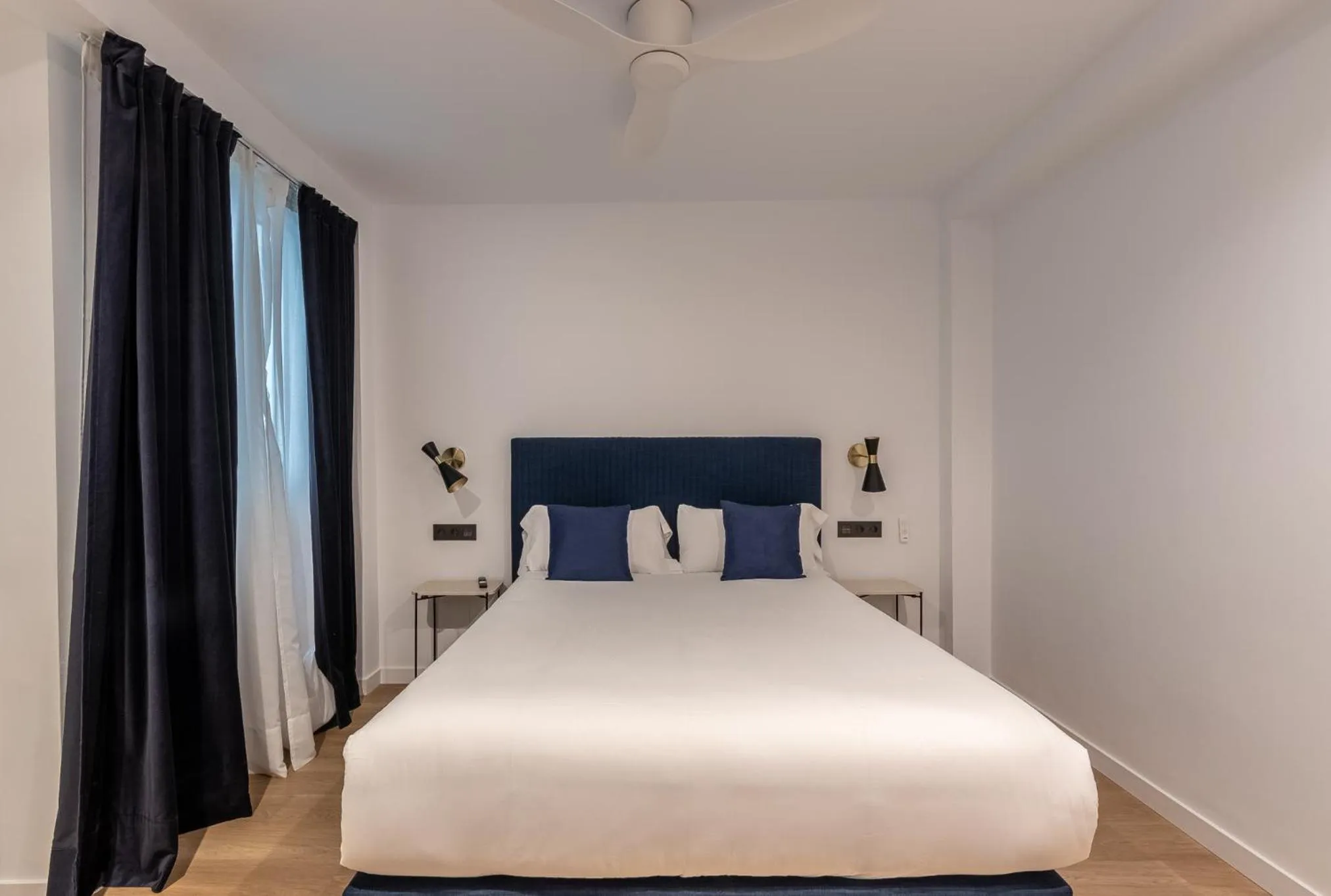 Bed in Arenal Suites Bilbao