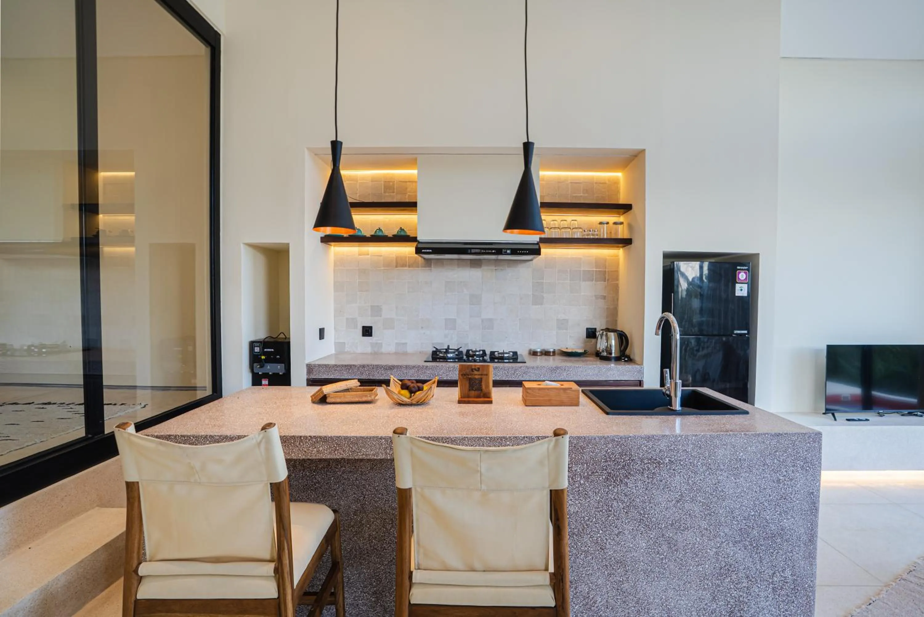 Kitchen or kitchenette in Desa Oculus