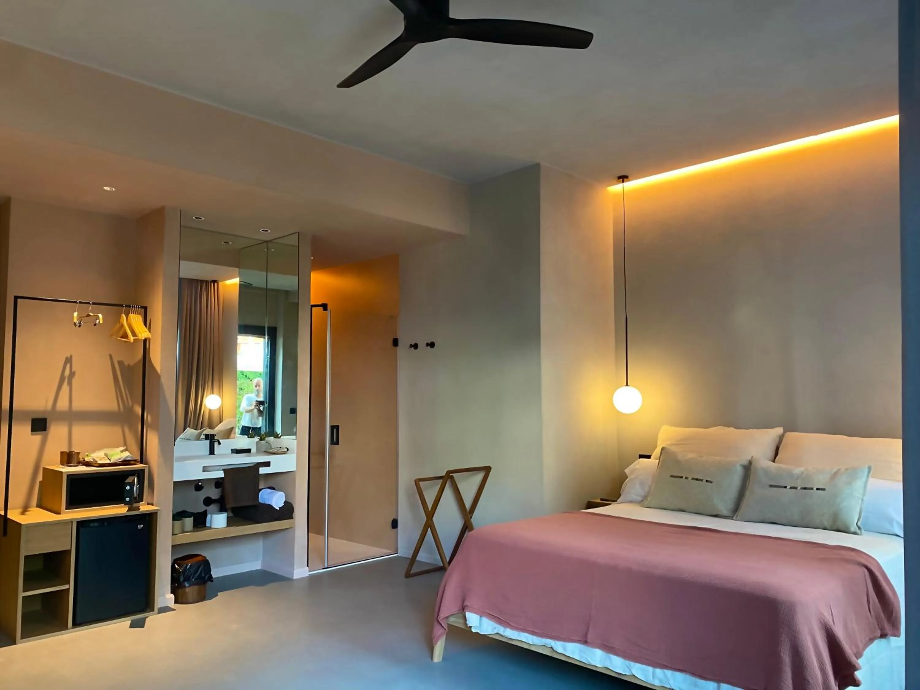 Bed in Hotel Arimune