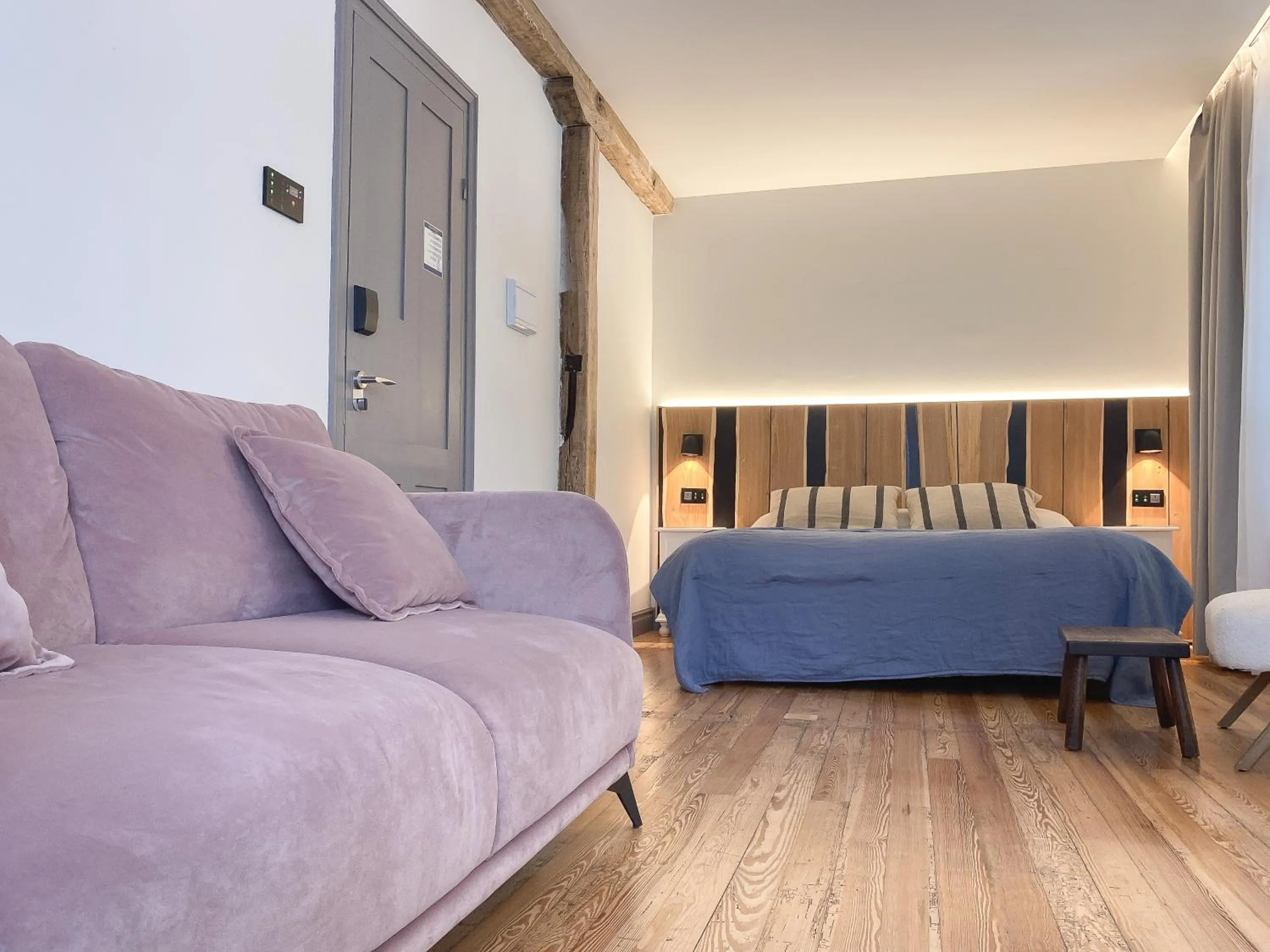 Bed in Hotel Arimune