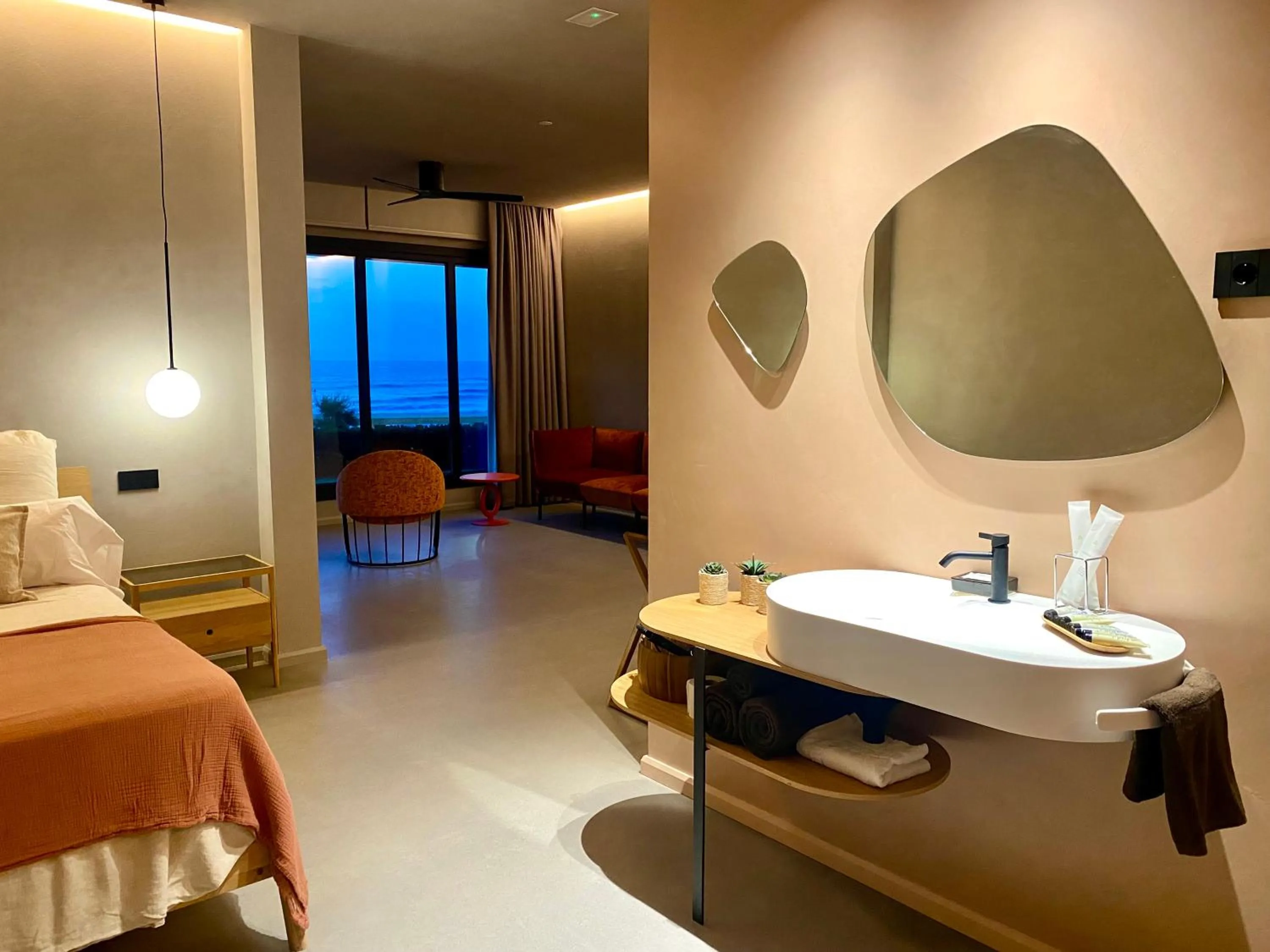 Bed in Hotel Arimune