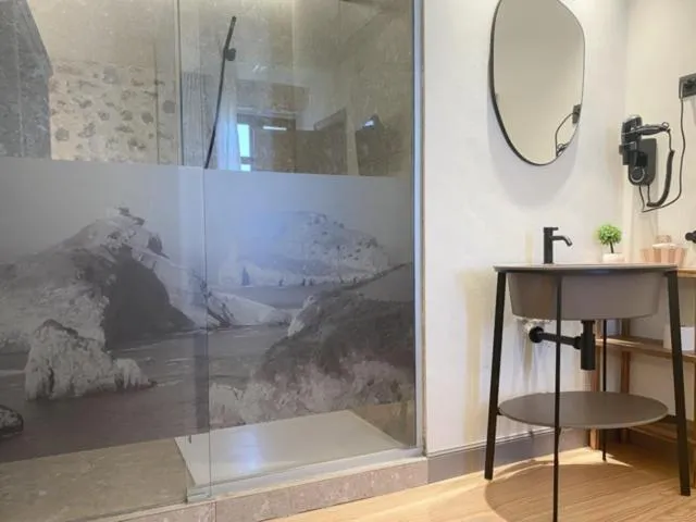 Bathroom in Hotel Arimune