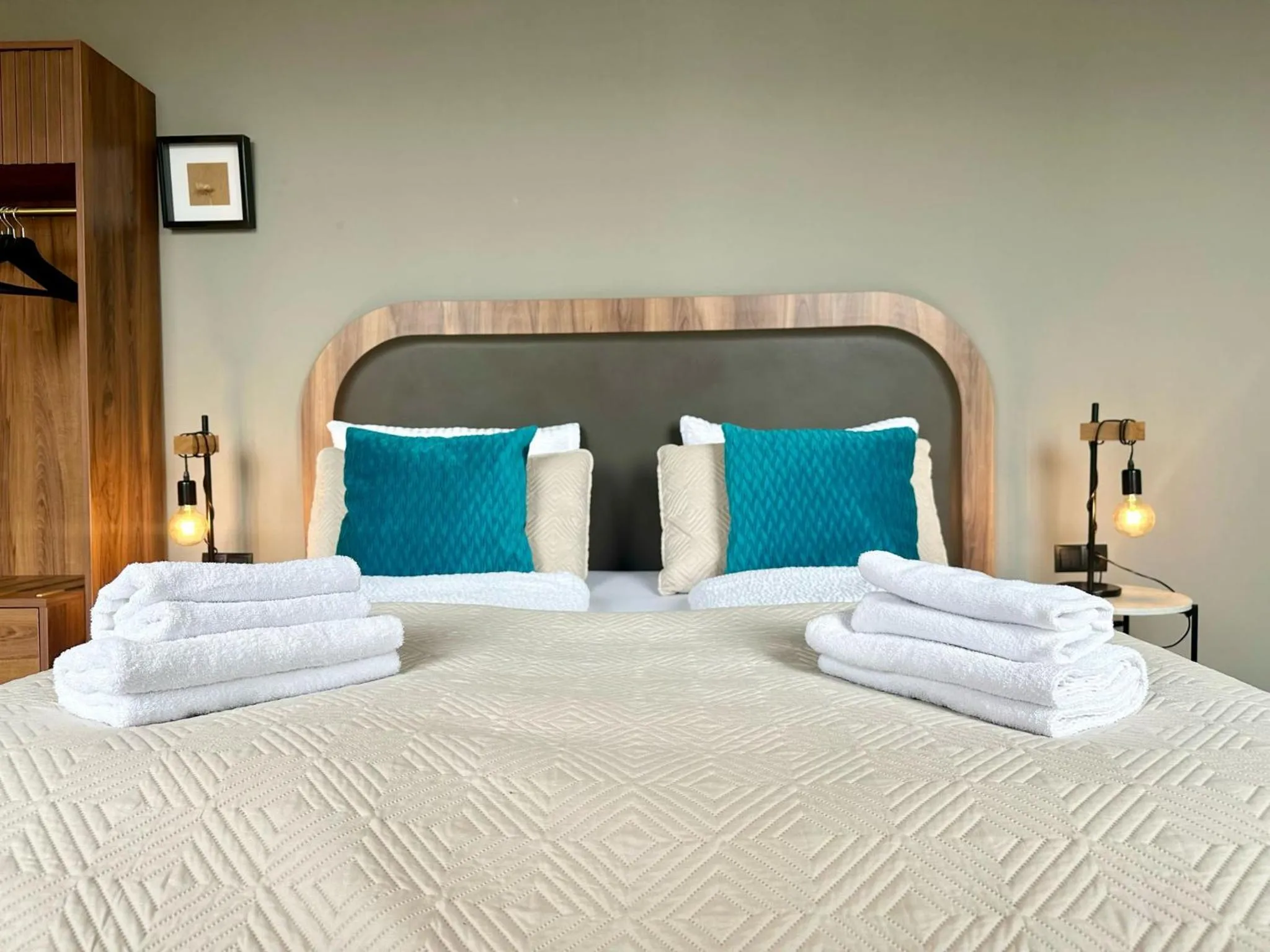 Bed in Hotel George Vienna