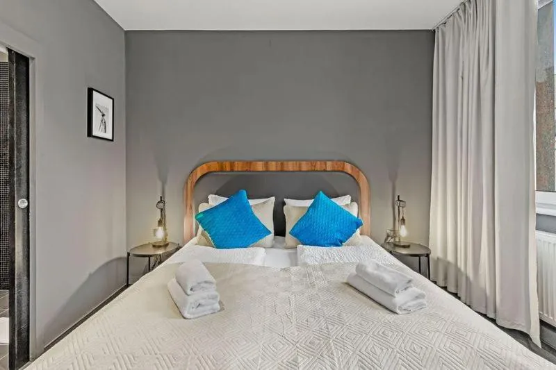 Bed in Hotel George Vienna