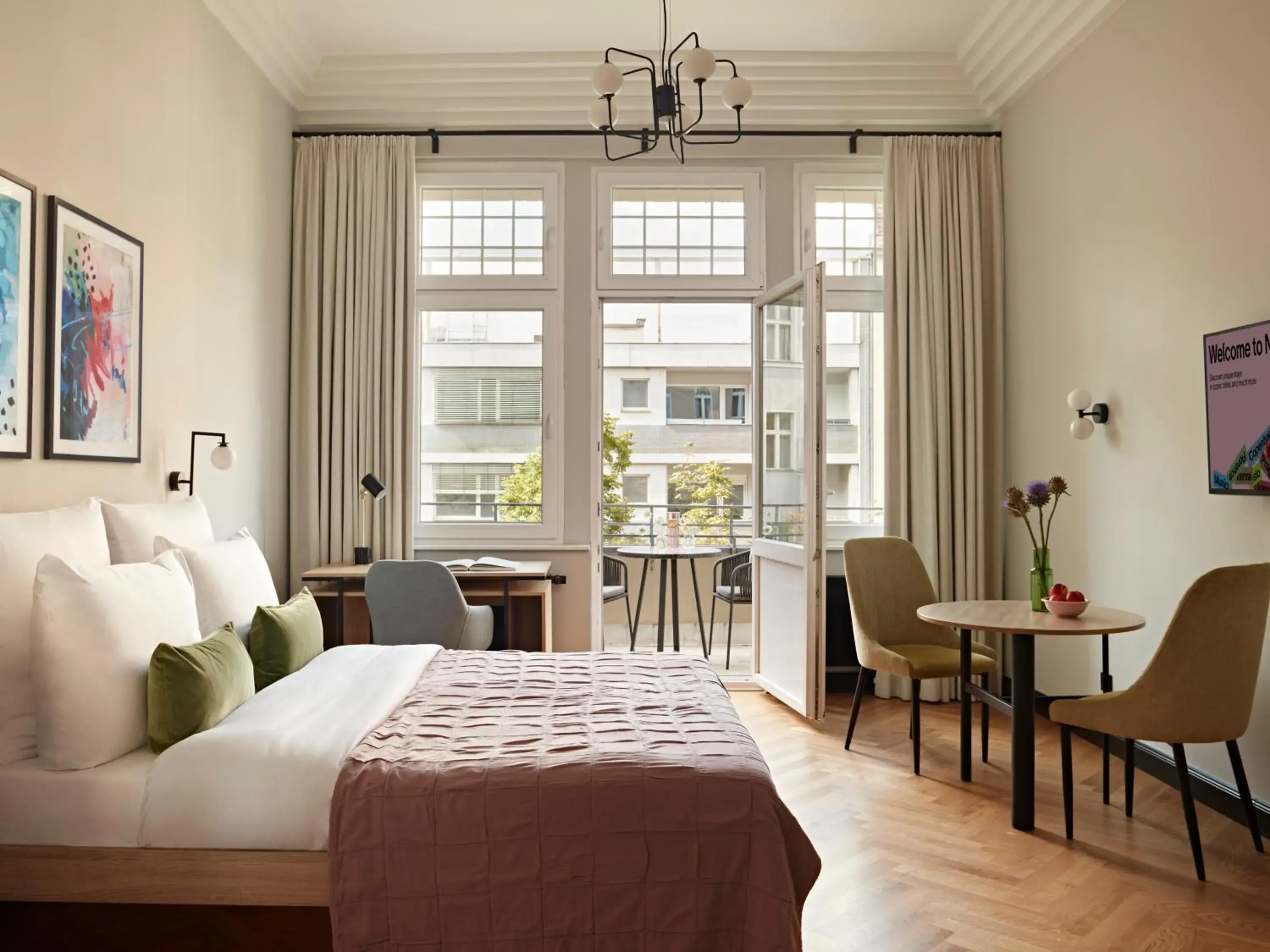 Large Studio with Kitchenette and Balcony in Numa Berlin Novela Large Studio with Kitchenette and Balcony in Numa Berlin Novela