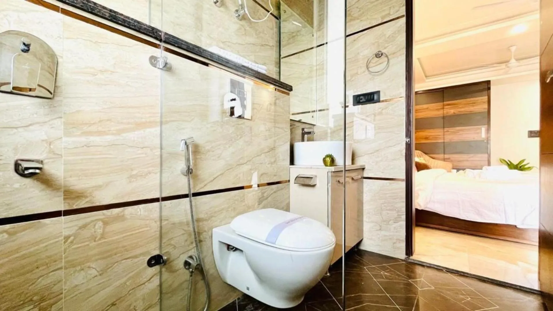 Bathroom in ZEN Studios - DLF CyberCity Gurgaon