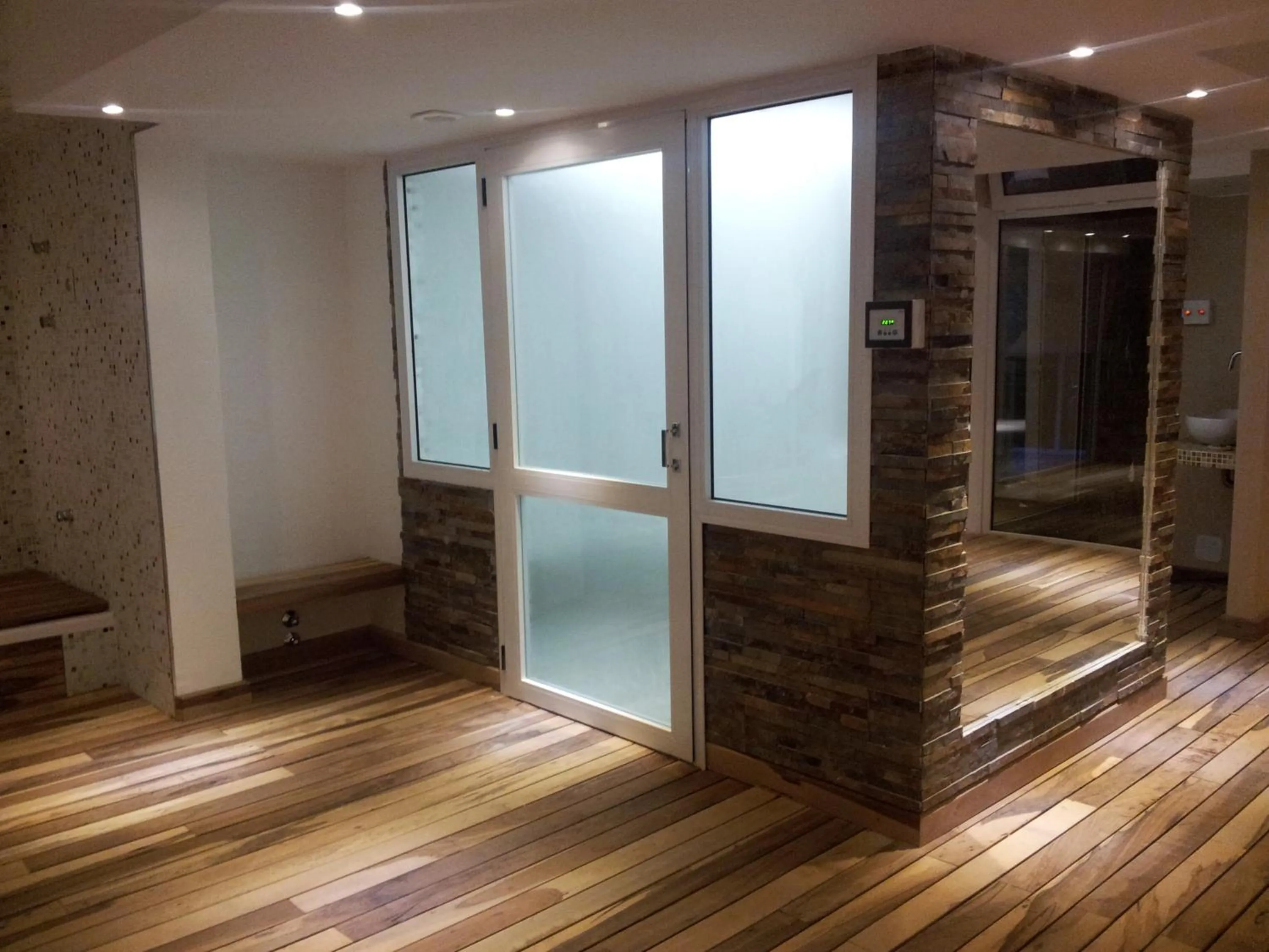 Steam room in Jaina Resort & Spa