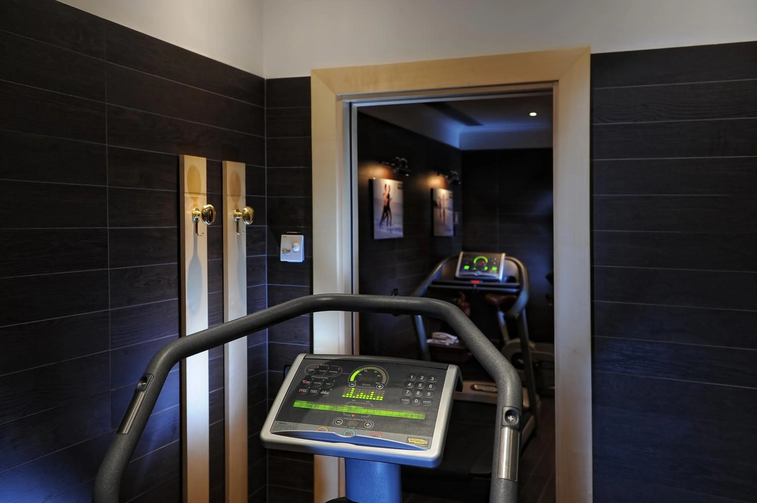 Fitness centre/facilities in Hotel Manzoni