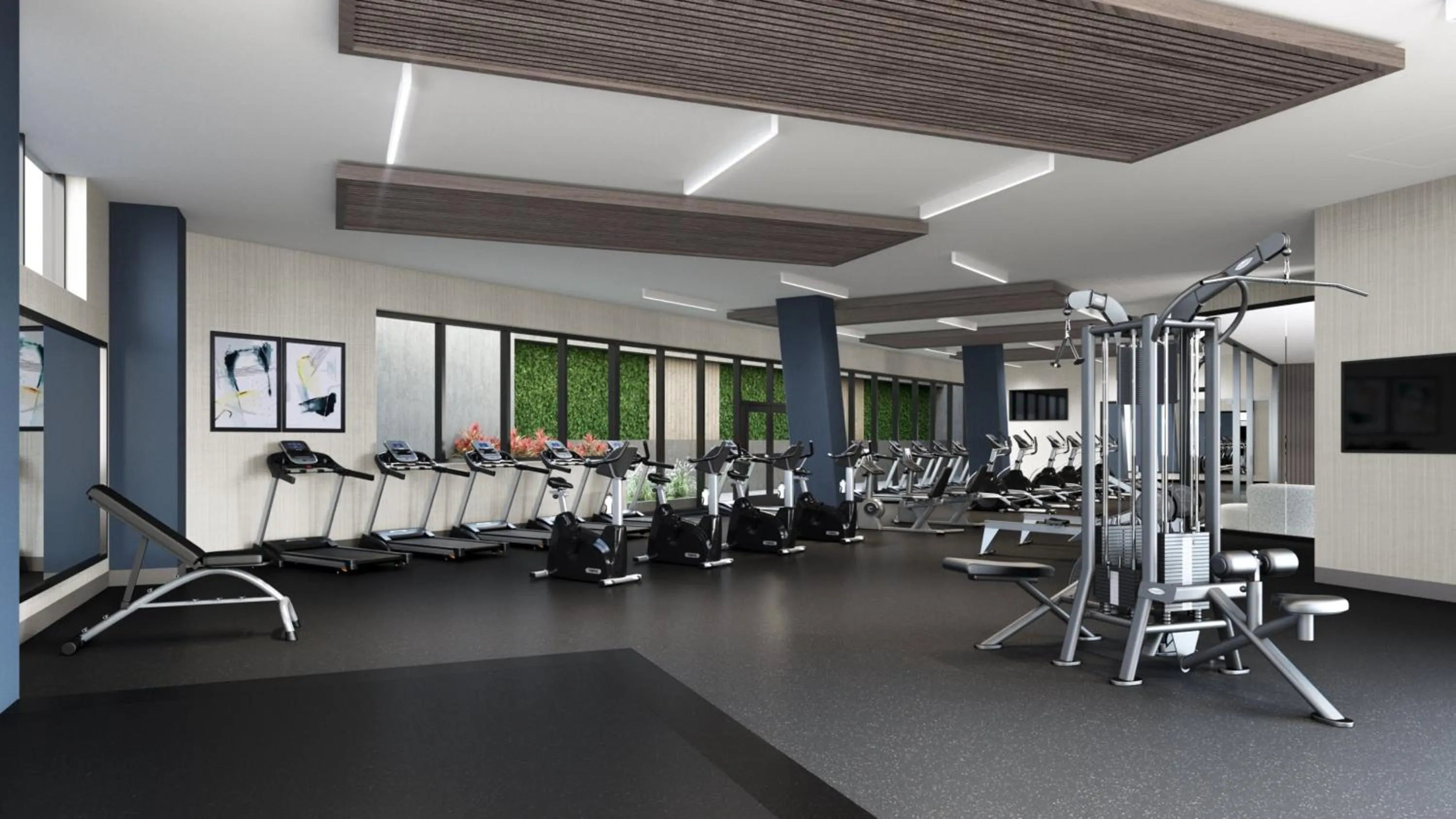 Fitness centre/facilities in Global Luxury Suites at Capitol Hill