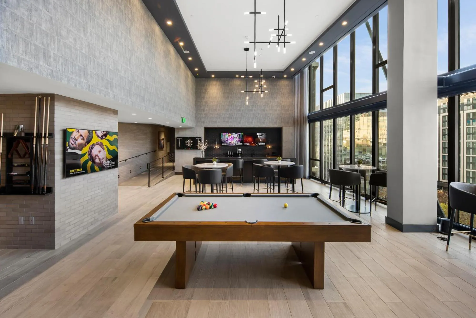 Billiard in Global Luxury Suites at Capitol Hill