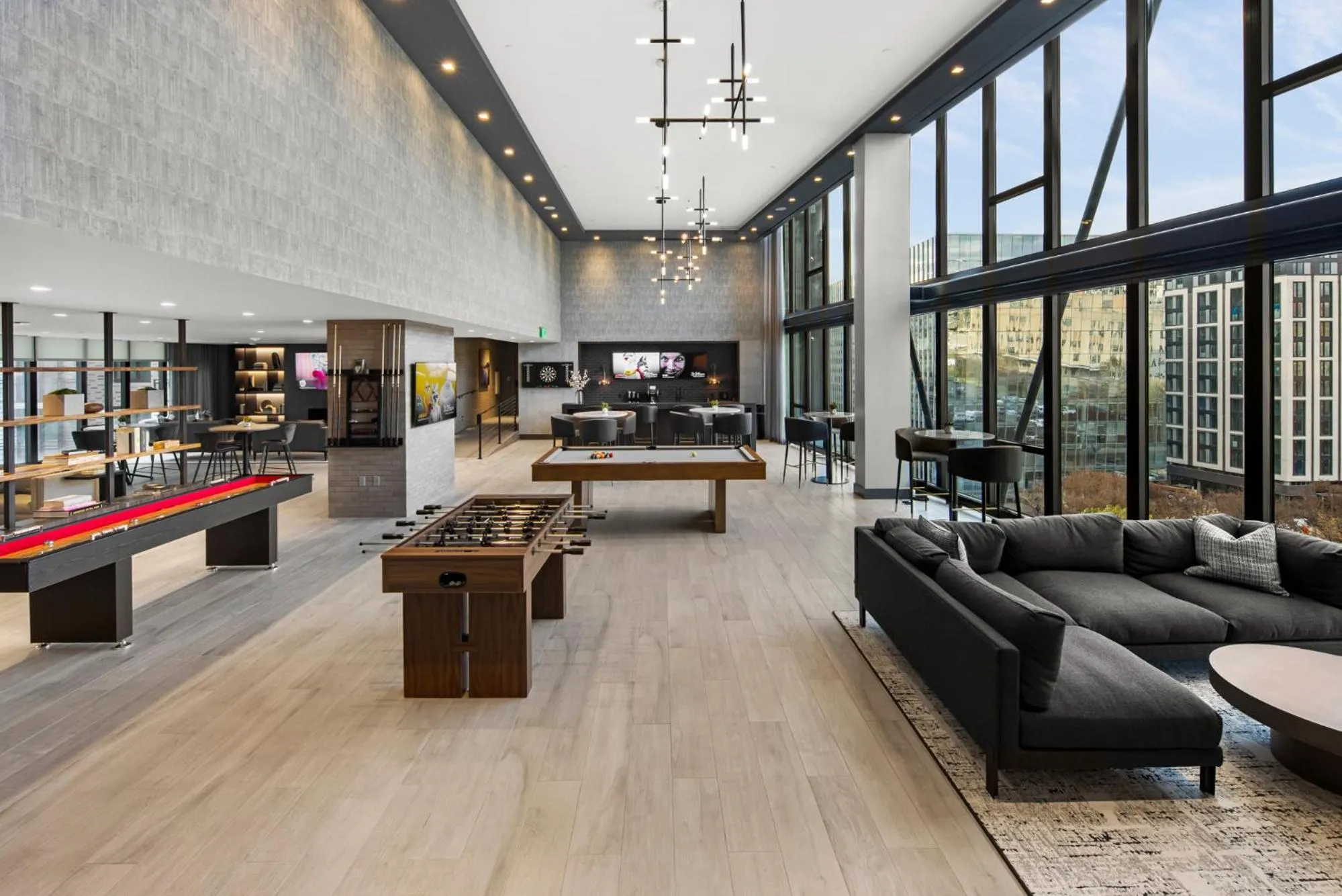 Billiard in Global Luxury Suites at Capitol Hill