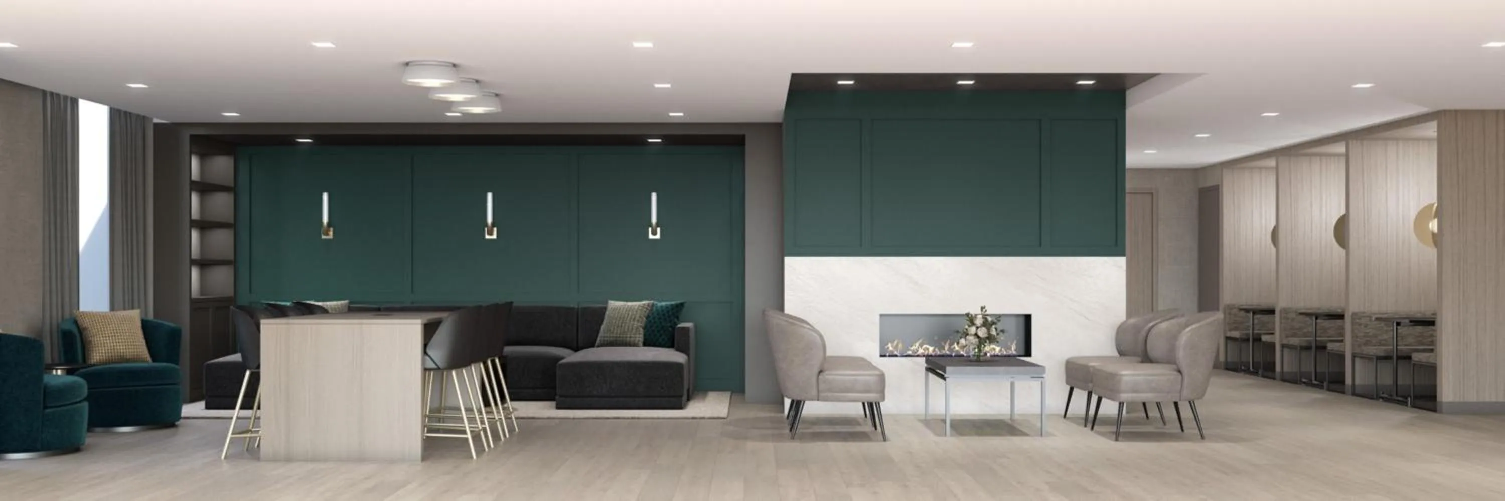 Business facilities in Global Luxury Suites at Capitol Hill