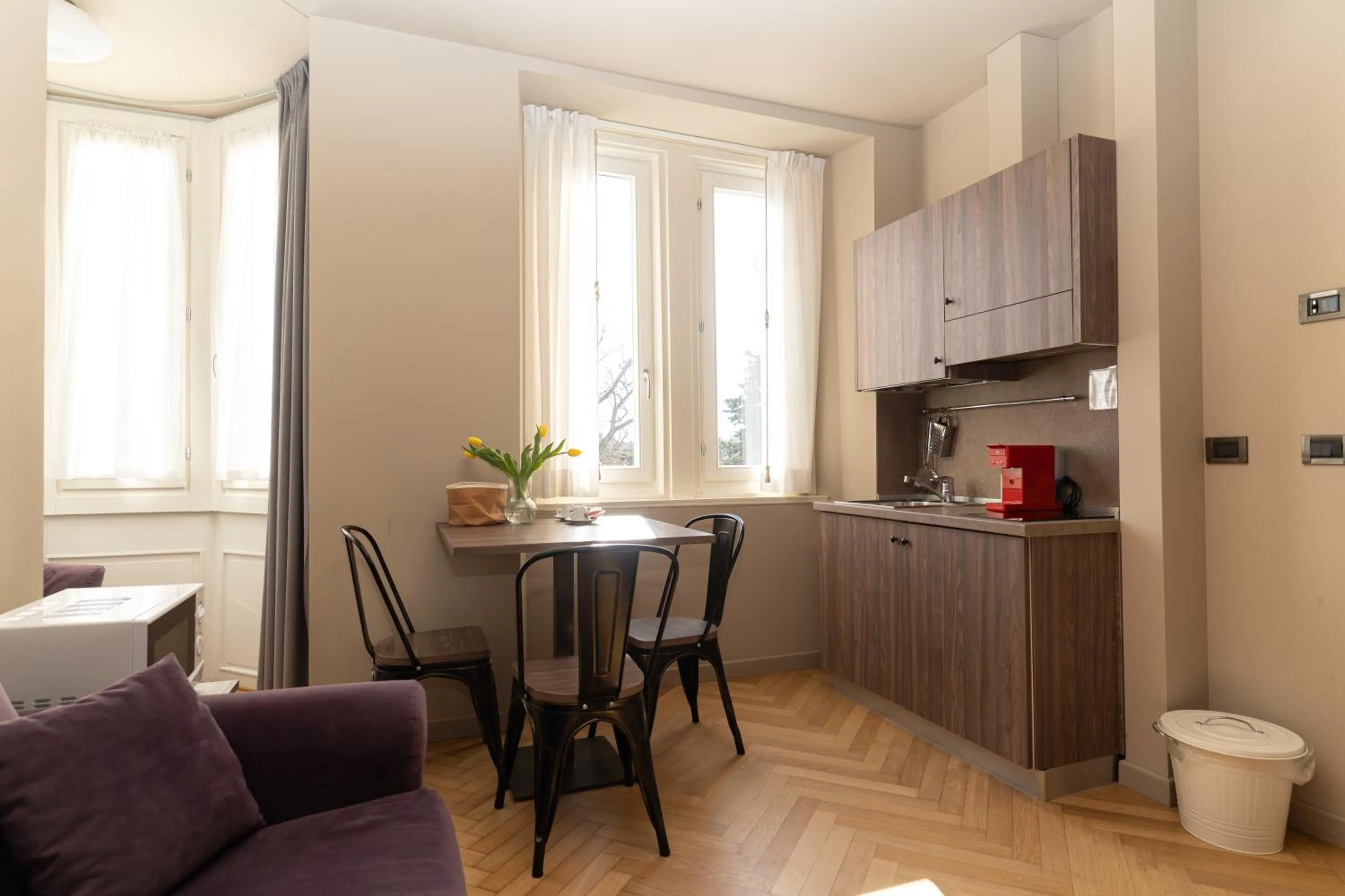 Kitchen or kitchenette in Residence Villa Bottacin