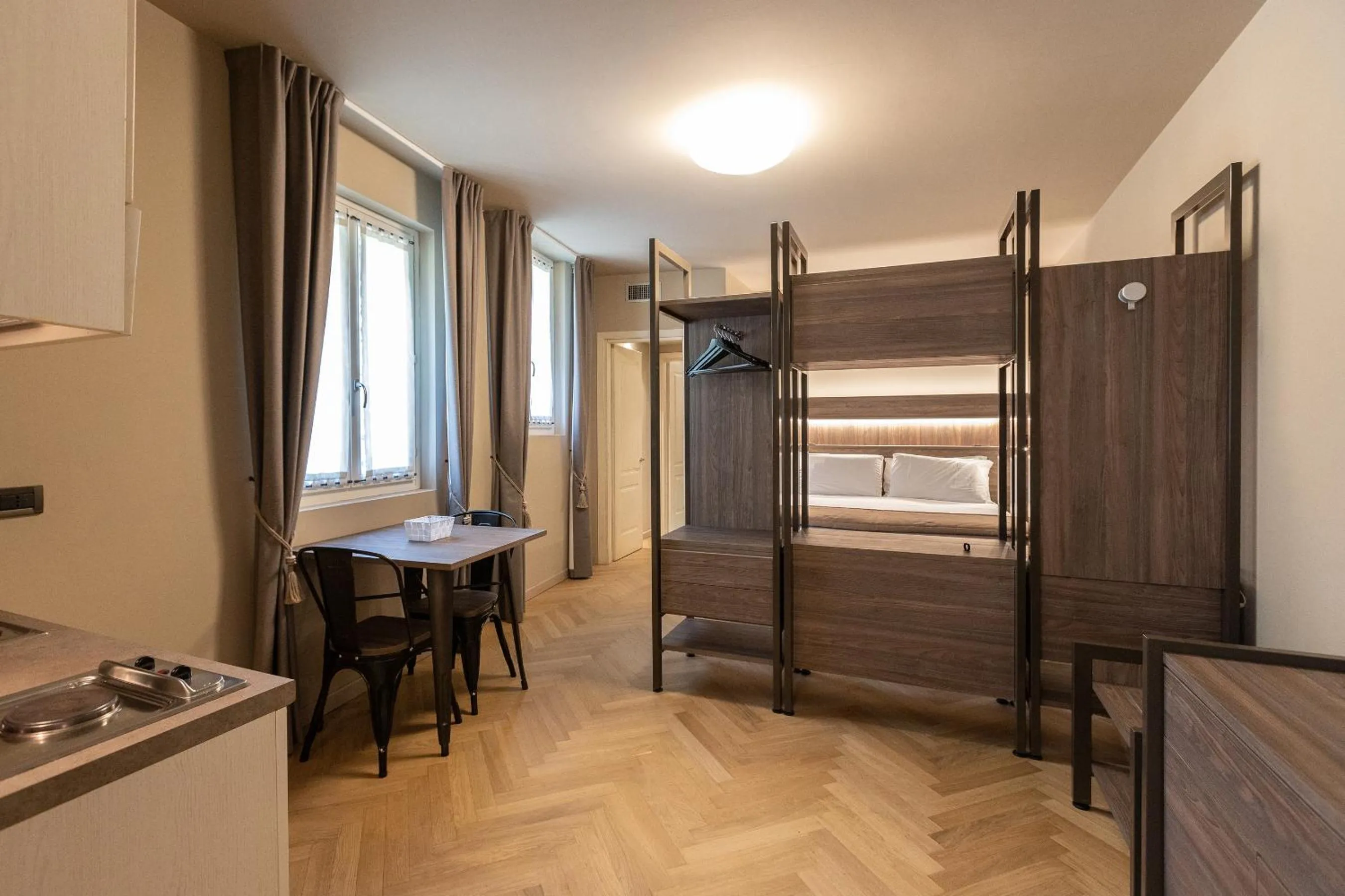 Dining area, Bed in Residence Villa Bottacin