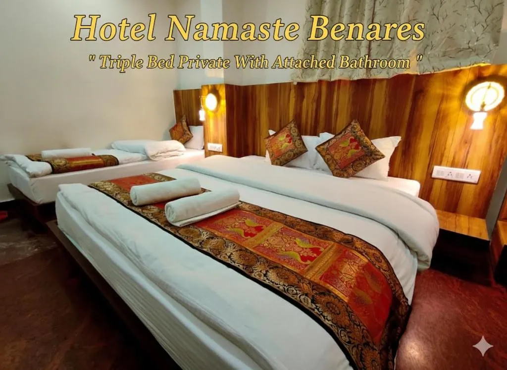 Bed in Namaste Benares Varanasi