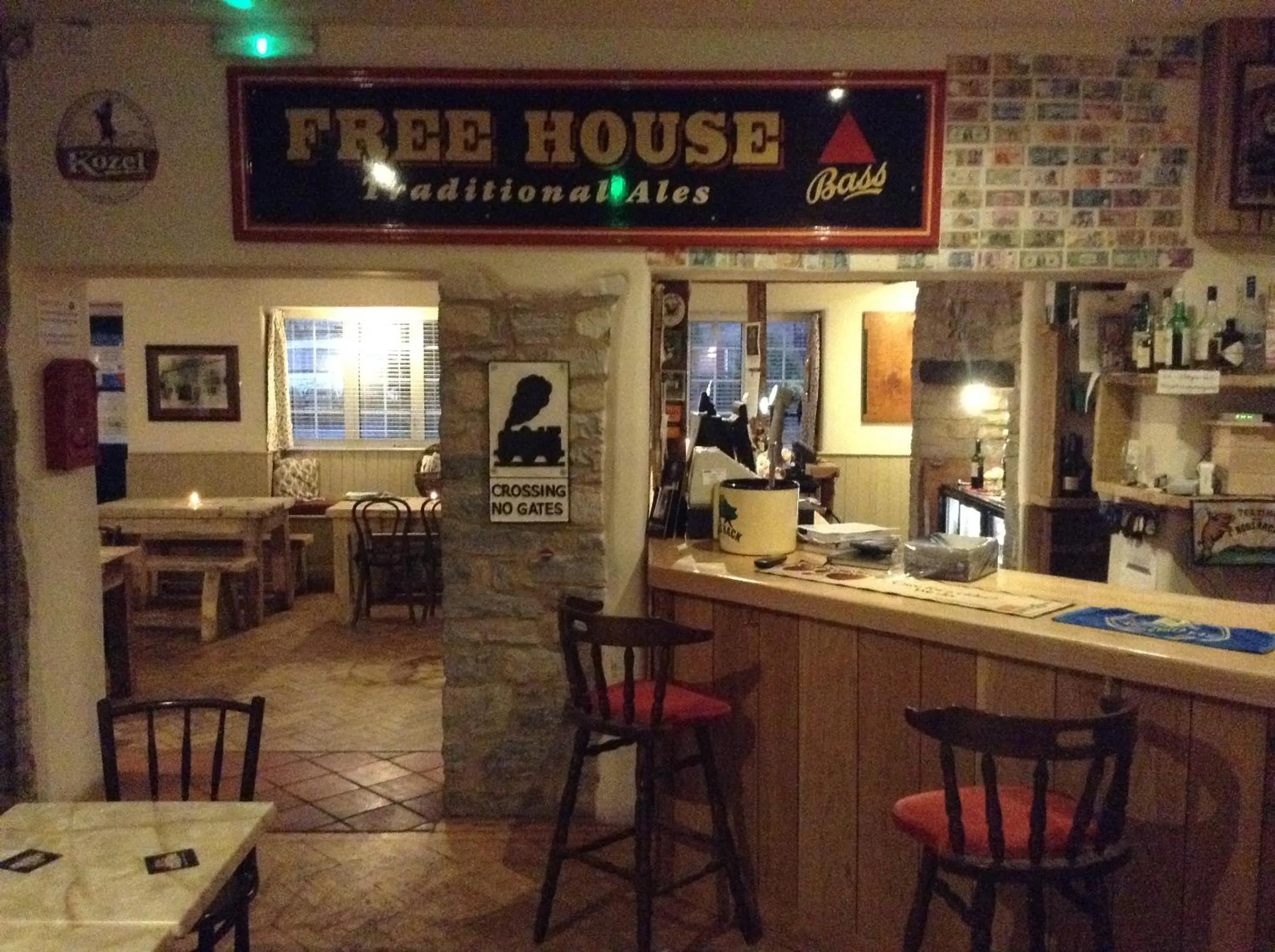 Decorative detail in Cross Keys Inn