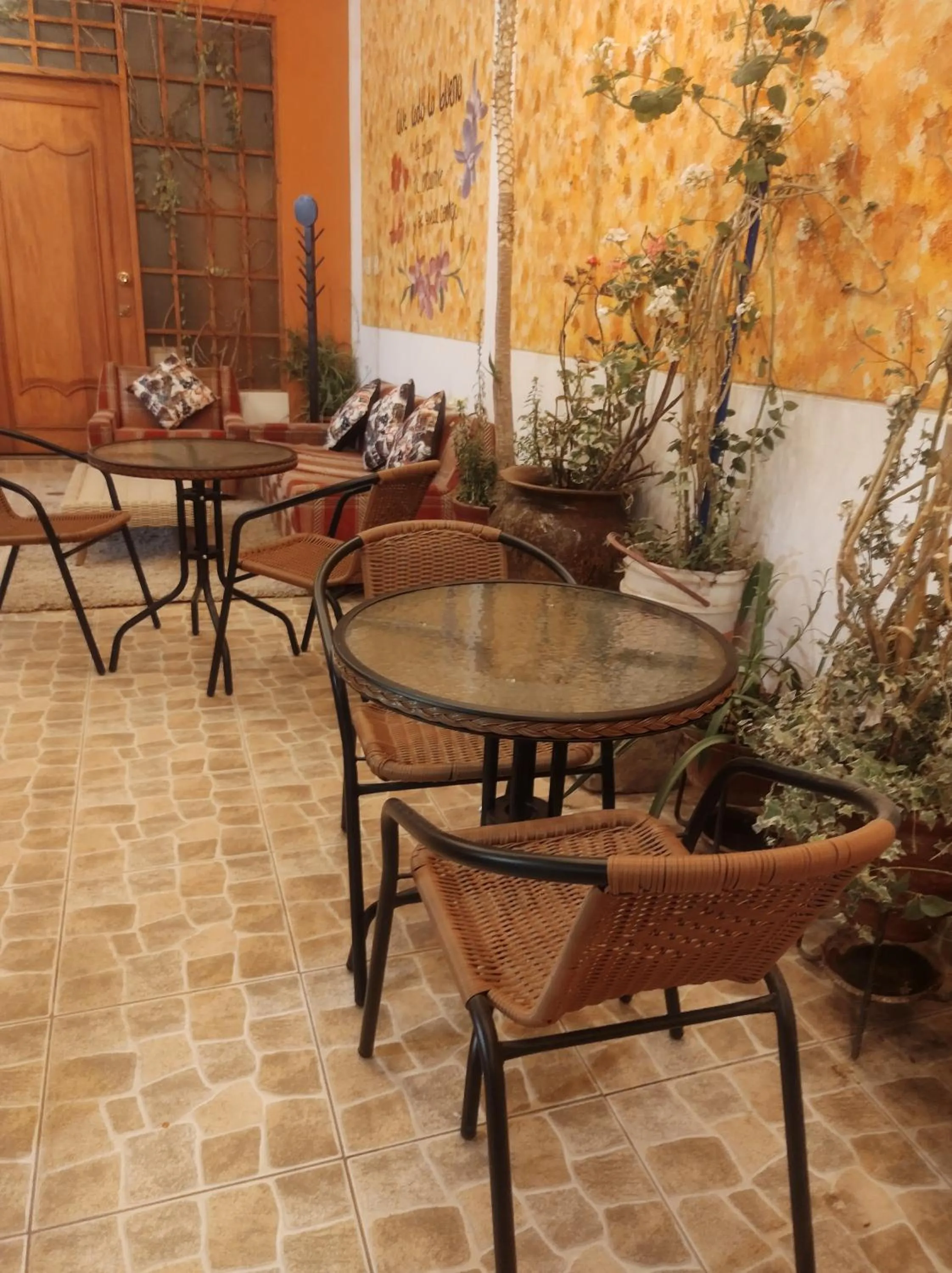 Patio in Eco Bunnu Inn