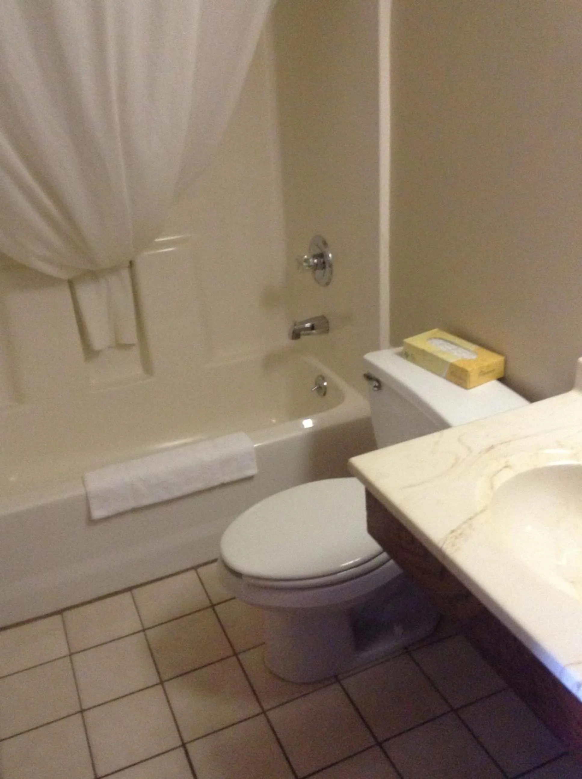 Bathroom in Super 8 by Wyndham Mason City
