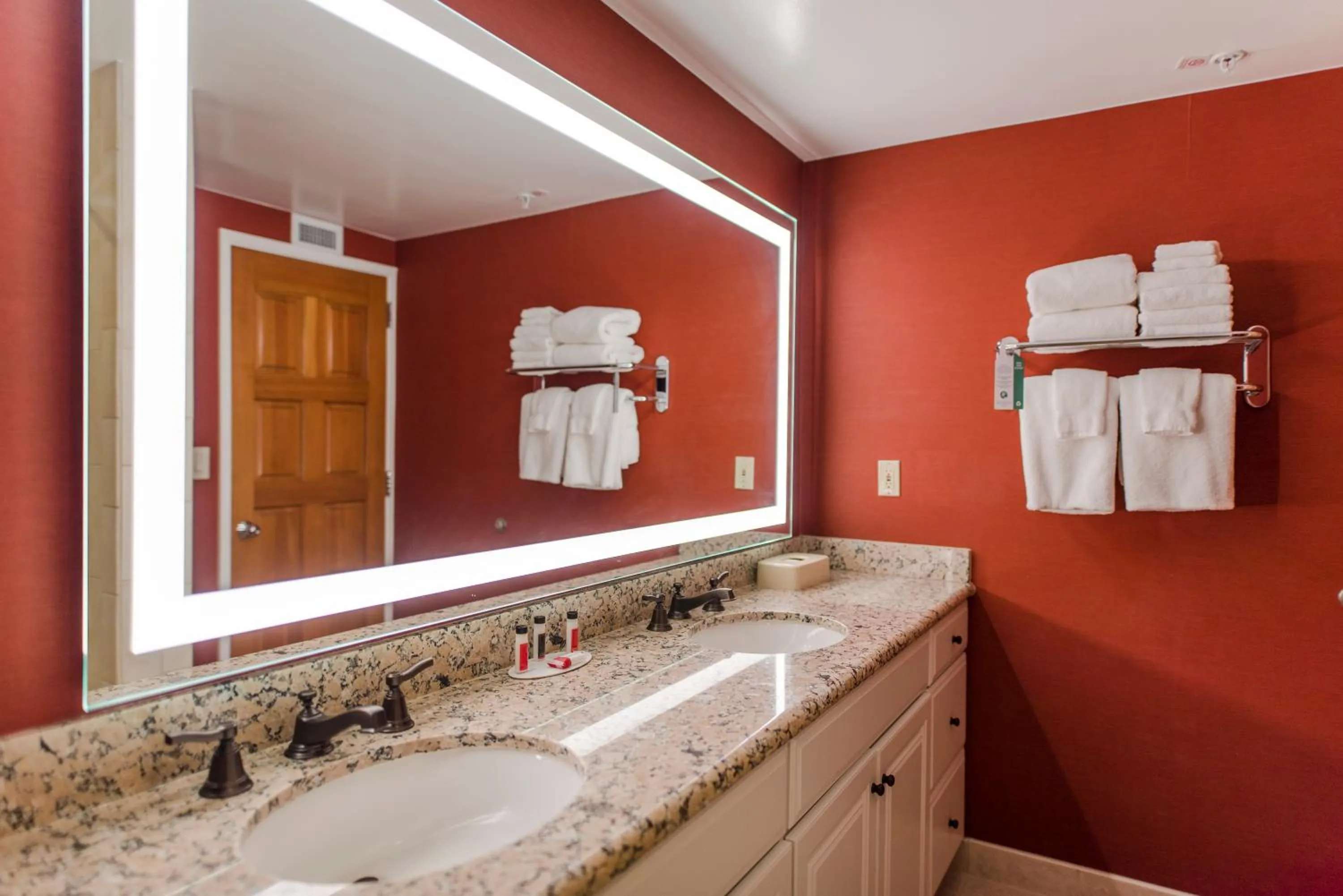 Bathroom in Howard Johnson by Wyndham Anaheim Hotel & Water Playground
