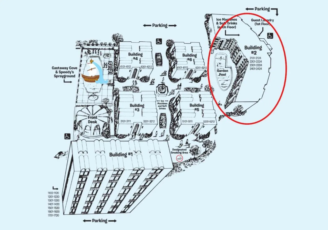 Property building in Howard Johnson by Wyndham Anaheim Hotel & Water Playground